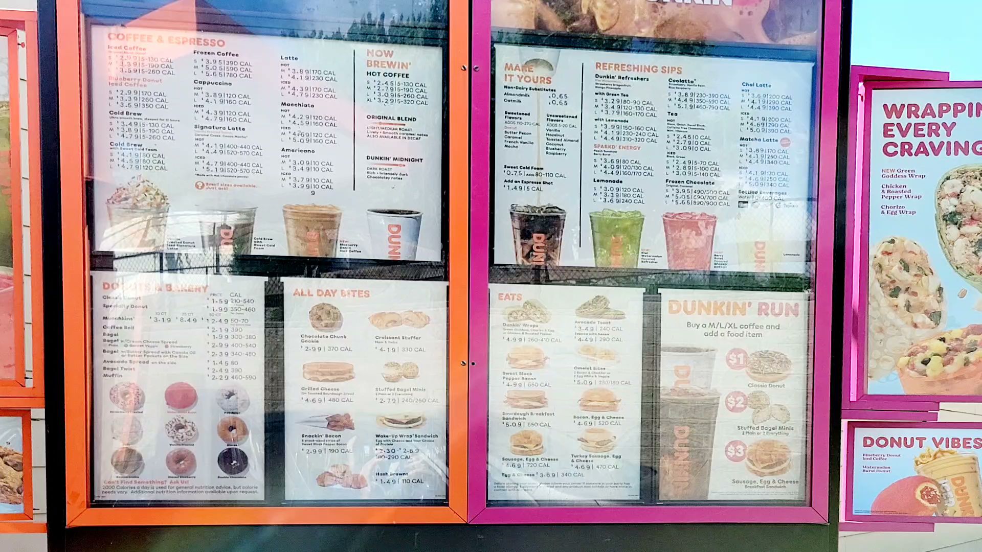 Dunkin' Menu
