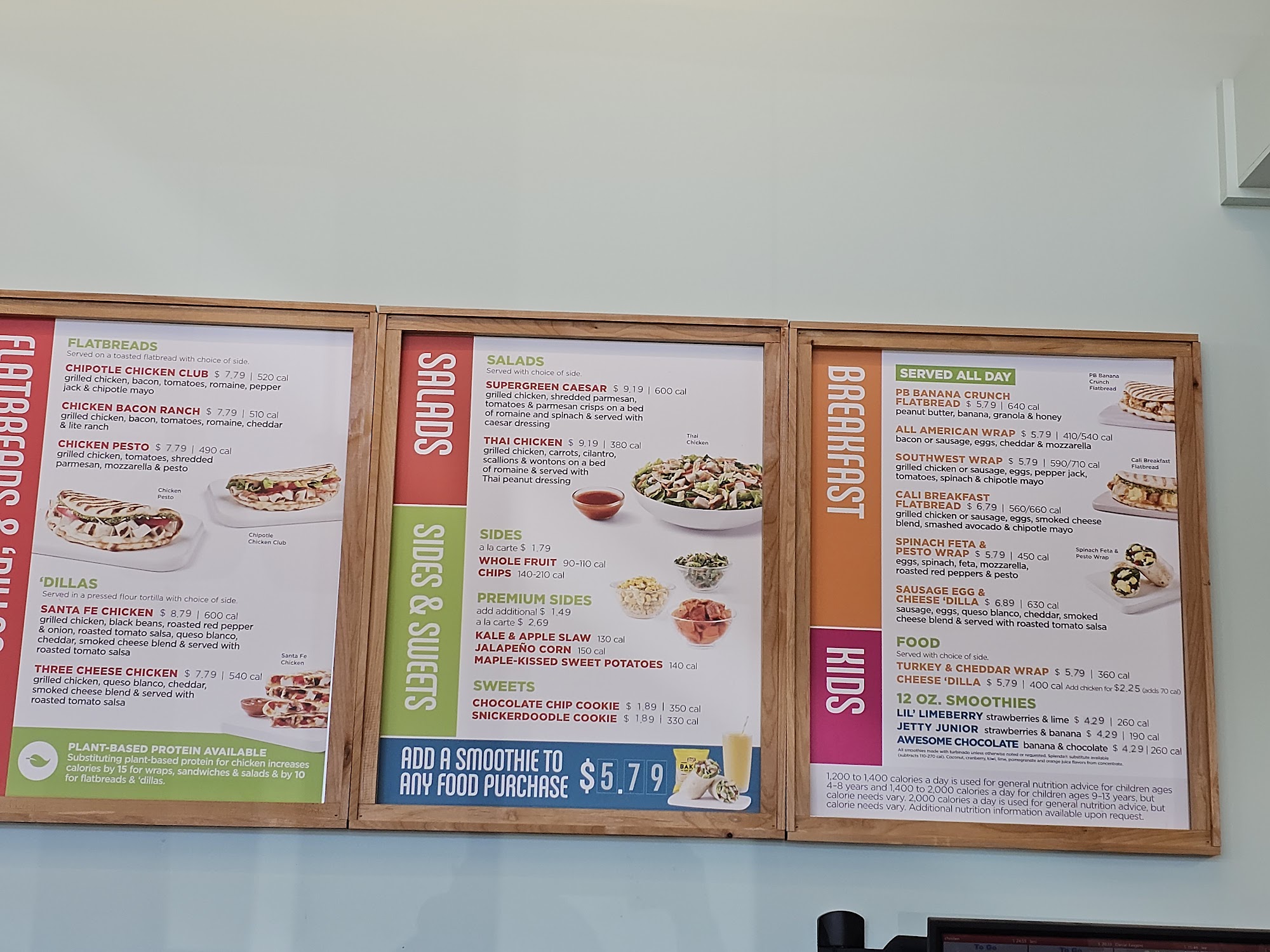 Tropical Smoothie Cafe Menu