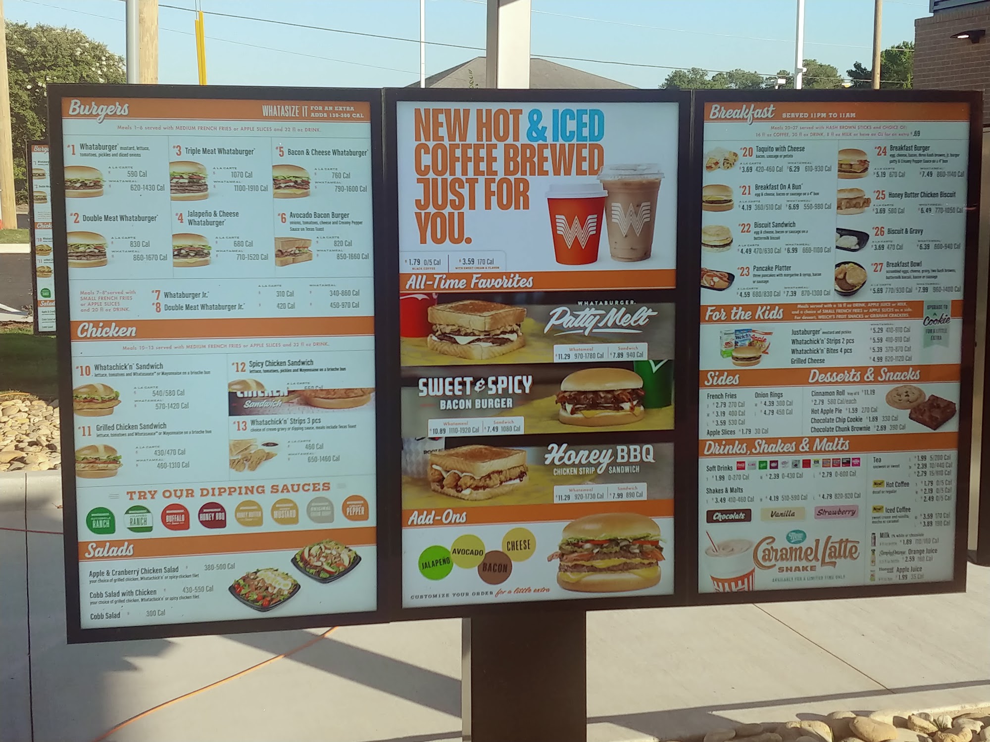 Future site of Whataburger (UNDER CONSTRUCTION) Menu