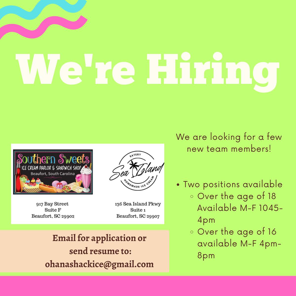 Southern Sweets Ice Cream & Sandwich Shop Beaufort