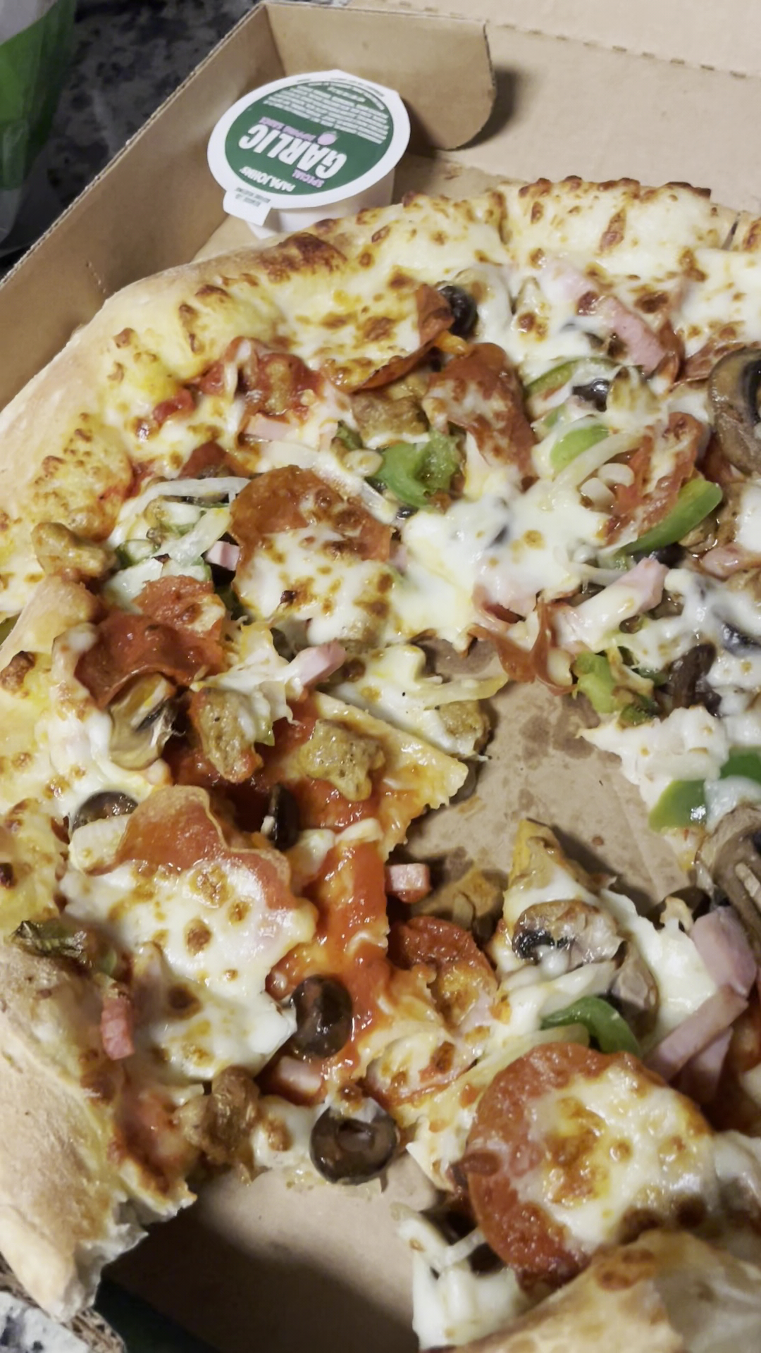 Papa Johns Pizza Menu