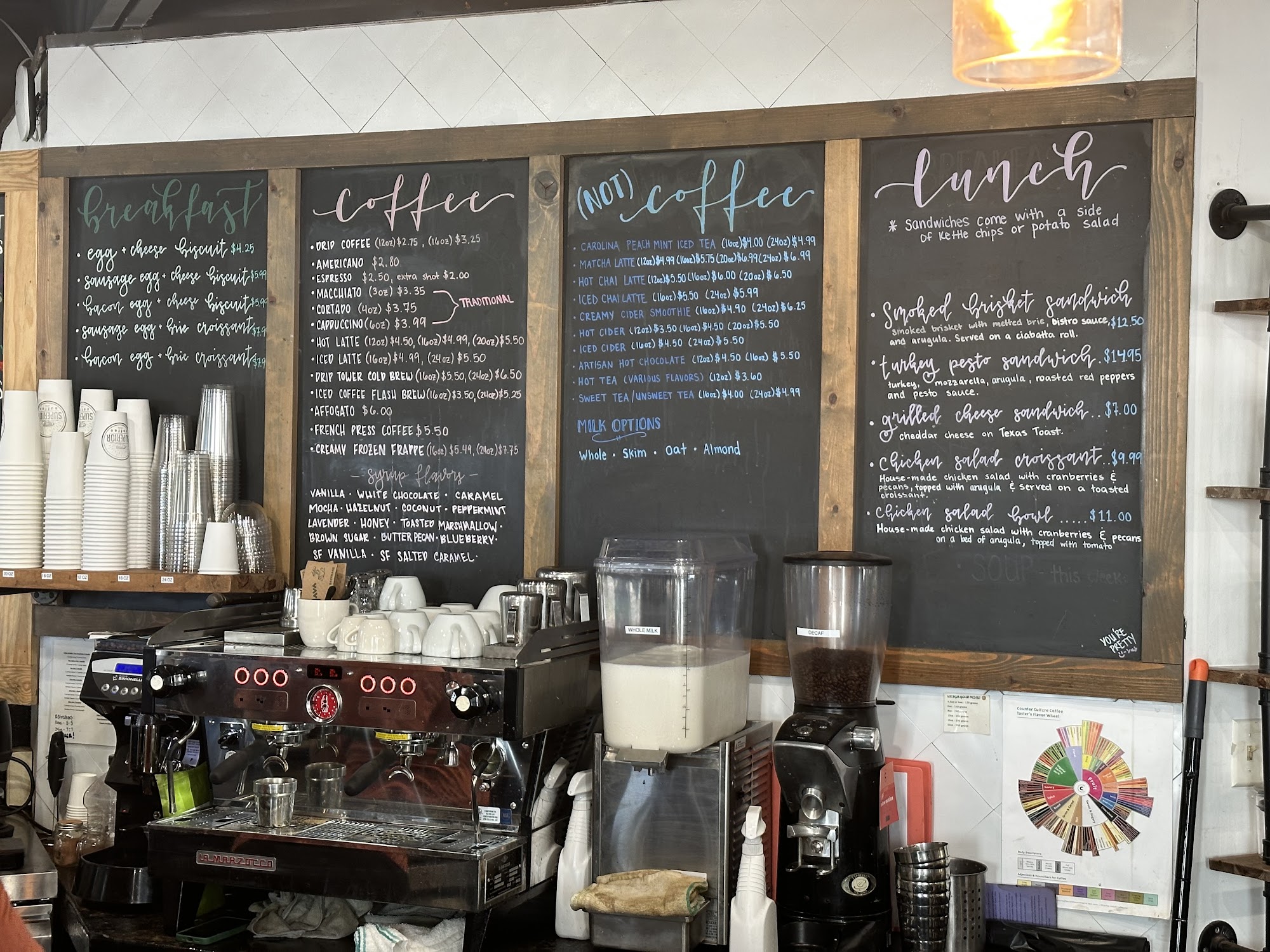 Lowcountry Cider & Superior Coffee Beaufort Menu