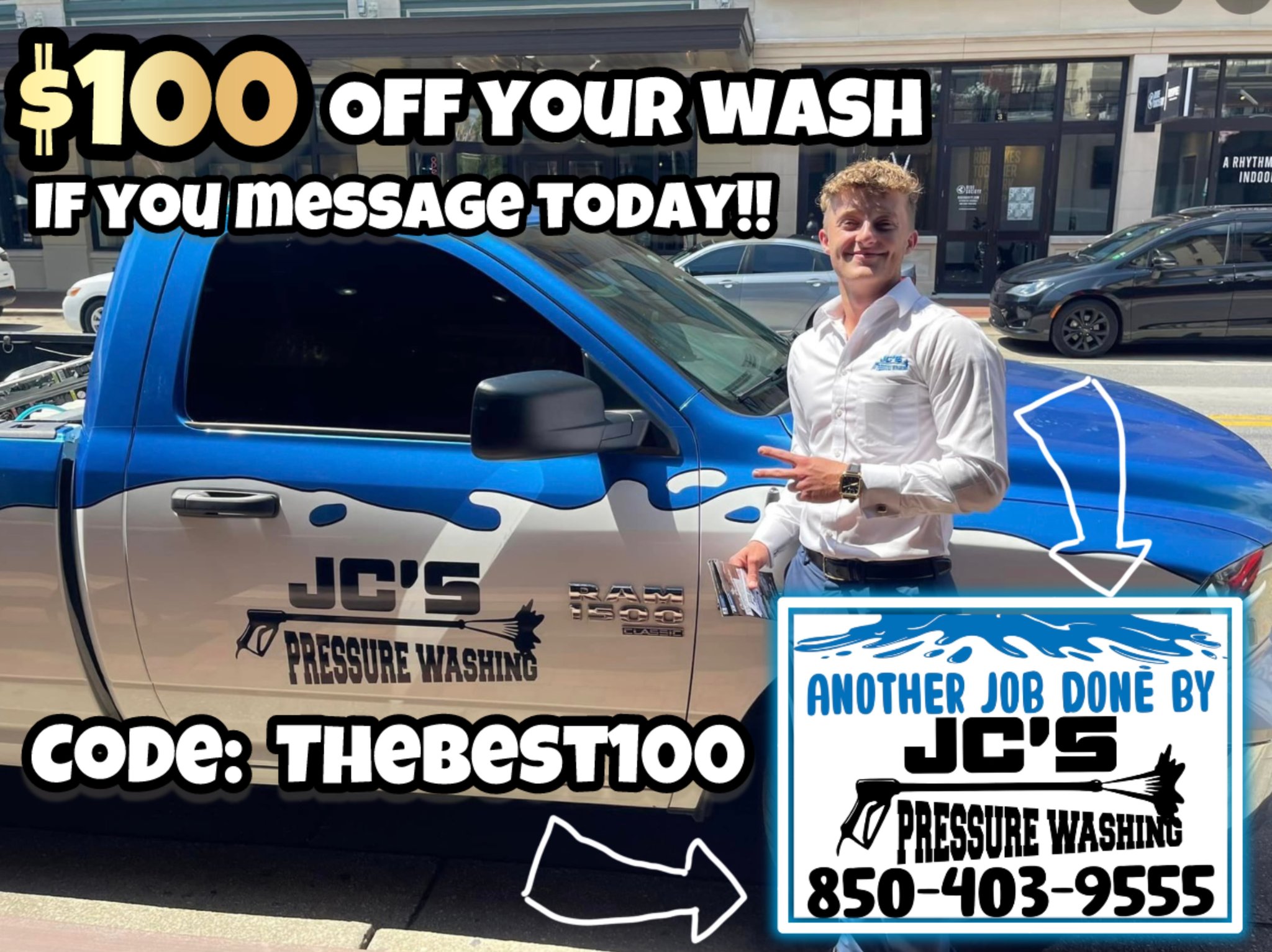 JC pressure washing