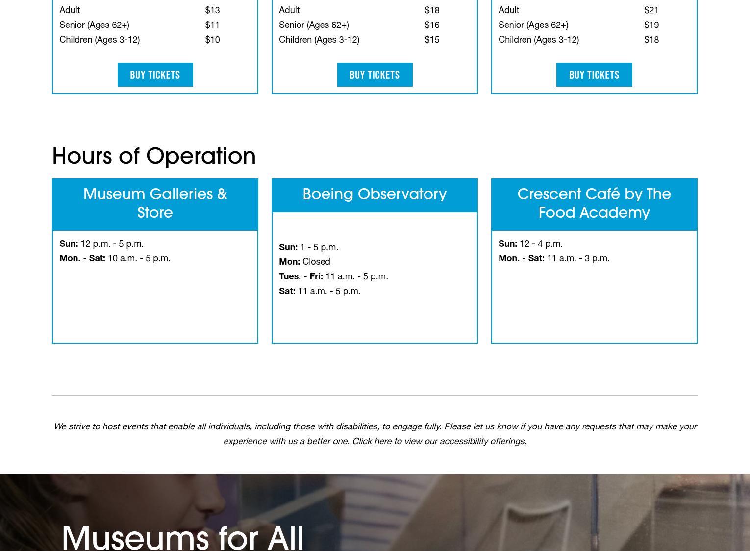 Columbia Mills Building Menu