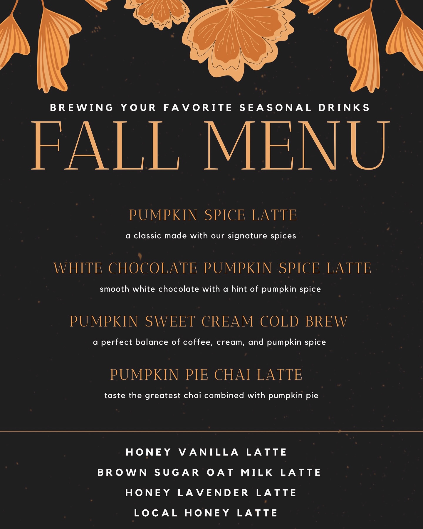 The Coffee Joint Menu