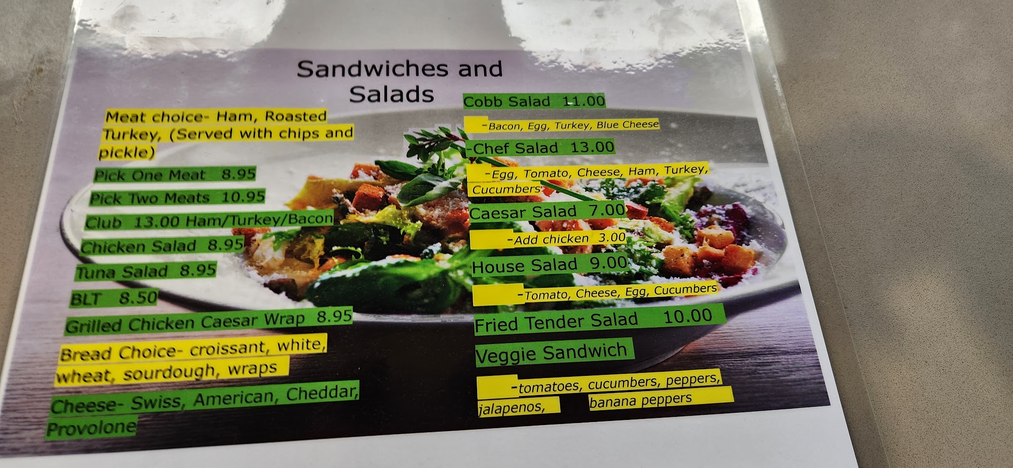 Kurt's Kitchen Catering 2 Menu