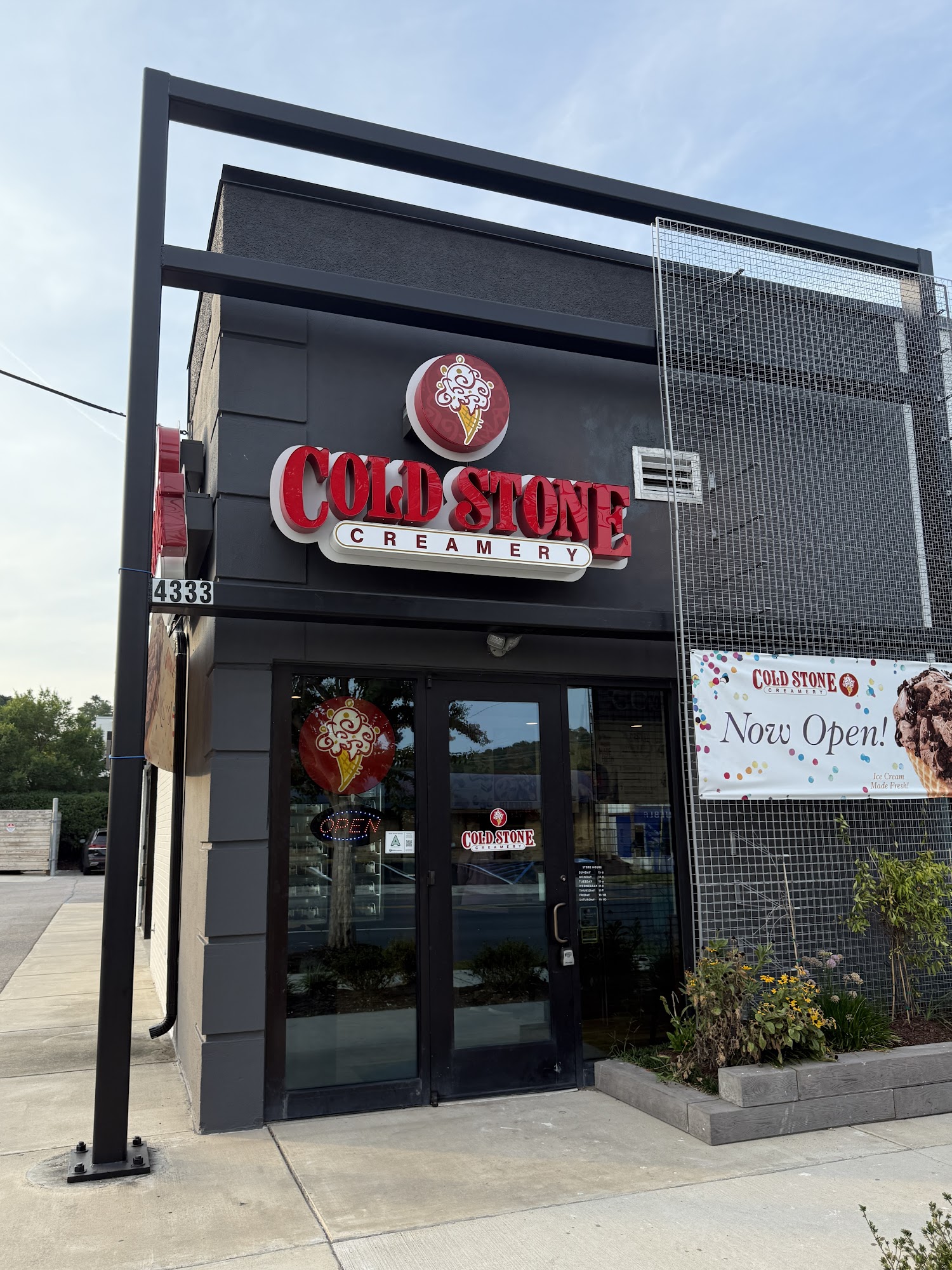 Cold Stone Creamery Menu