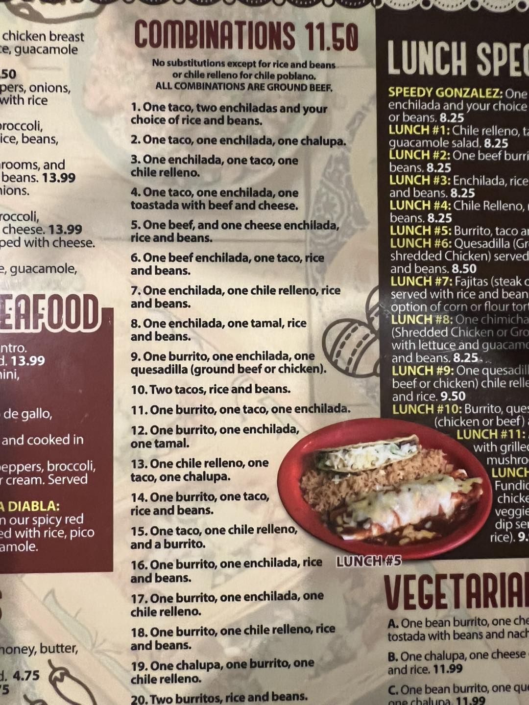 Mi Casita Mexican Grill Menu