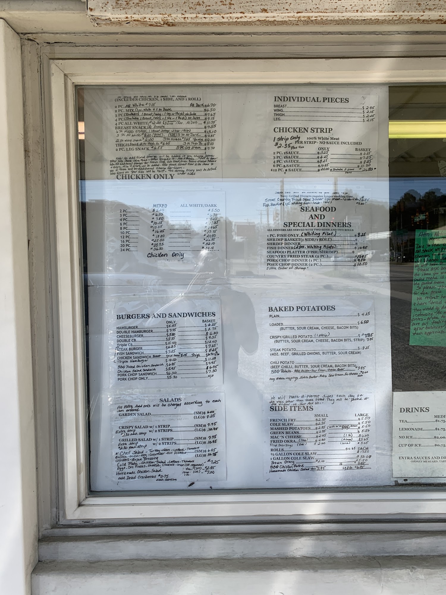 Tuten's Big Chic Restaurant Menu