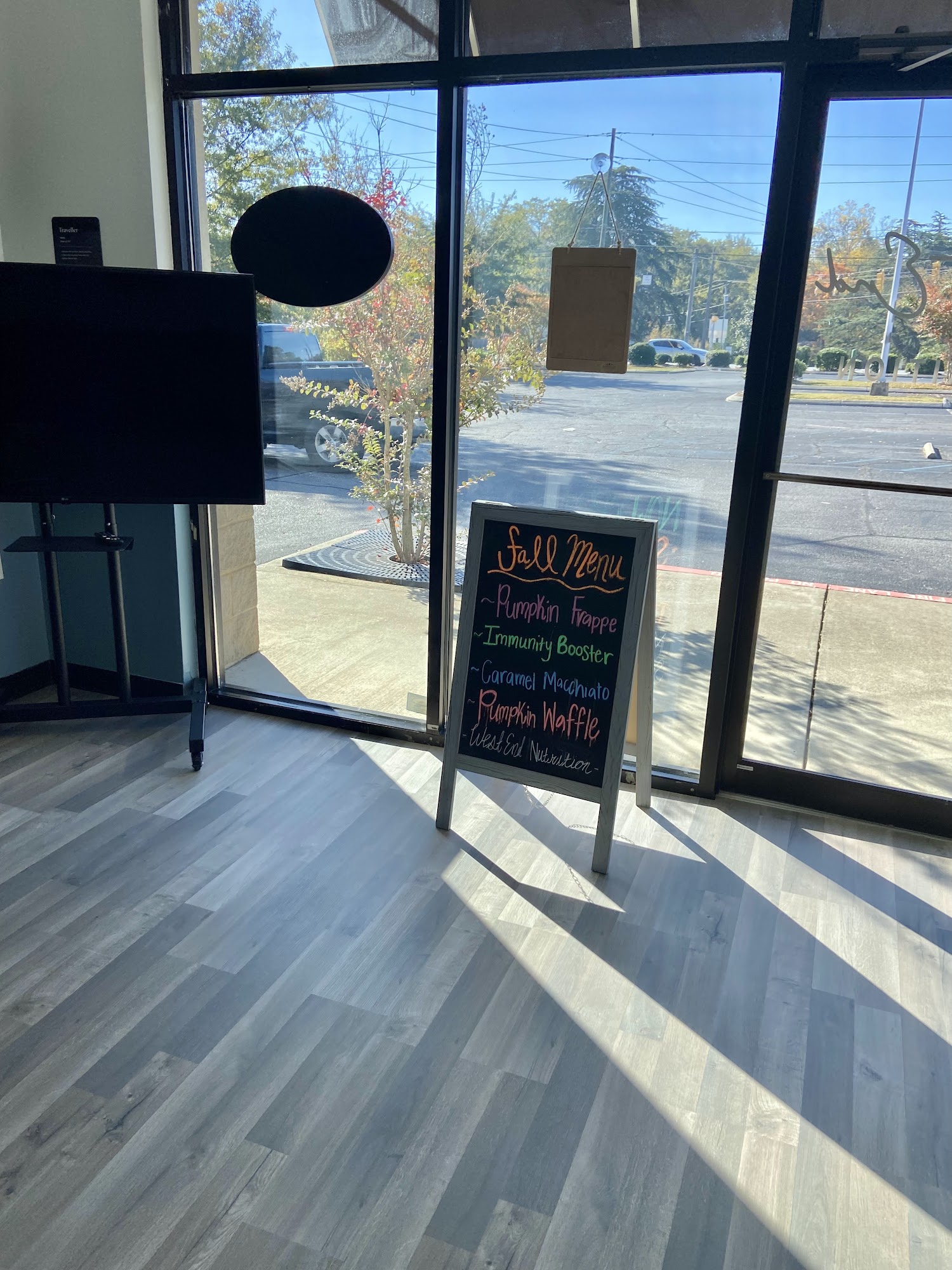 West End Nutrition Menu