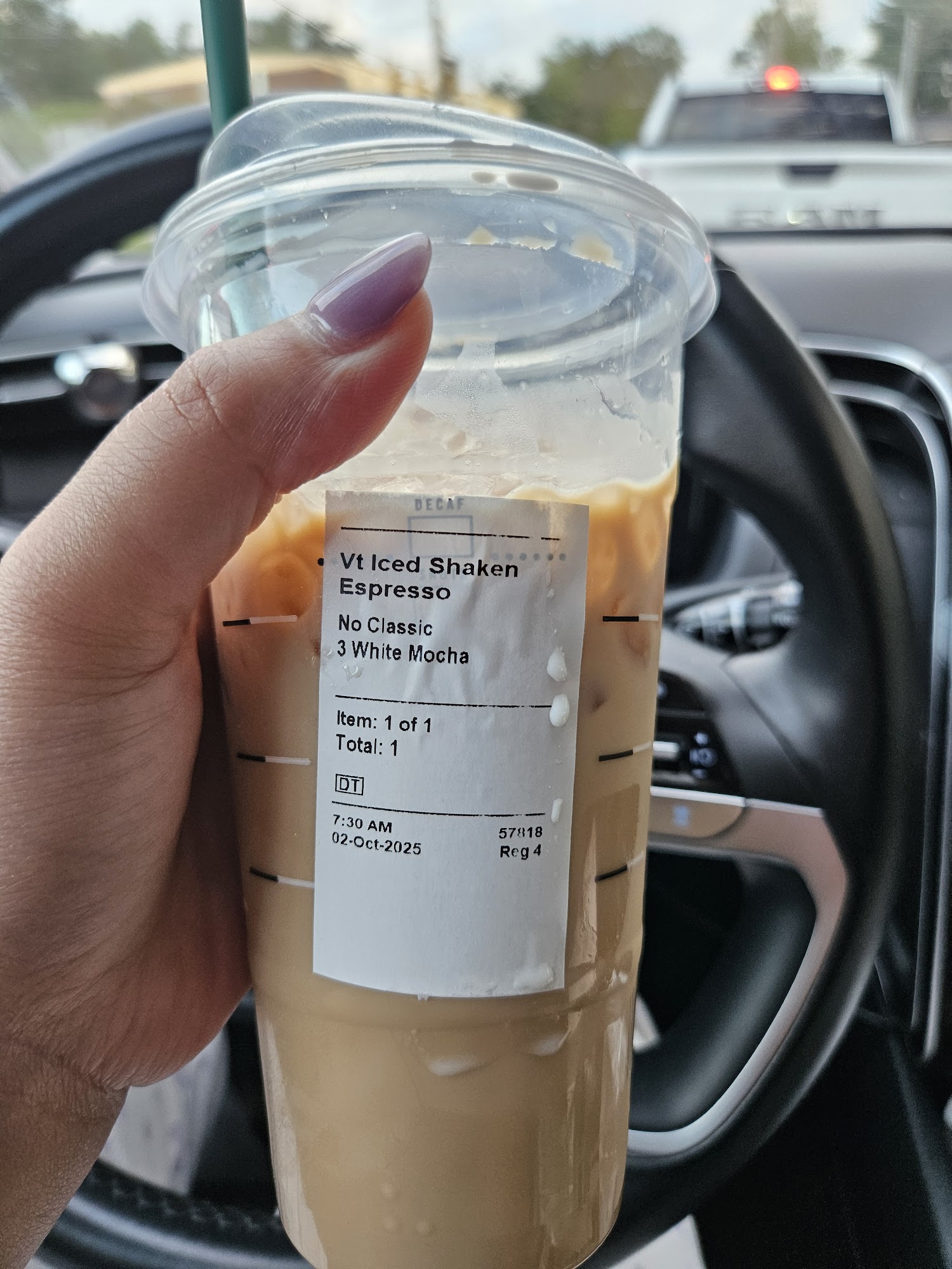 Starbucks Menu