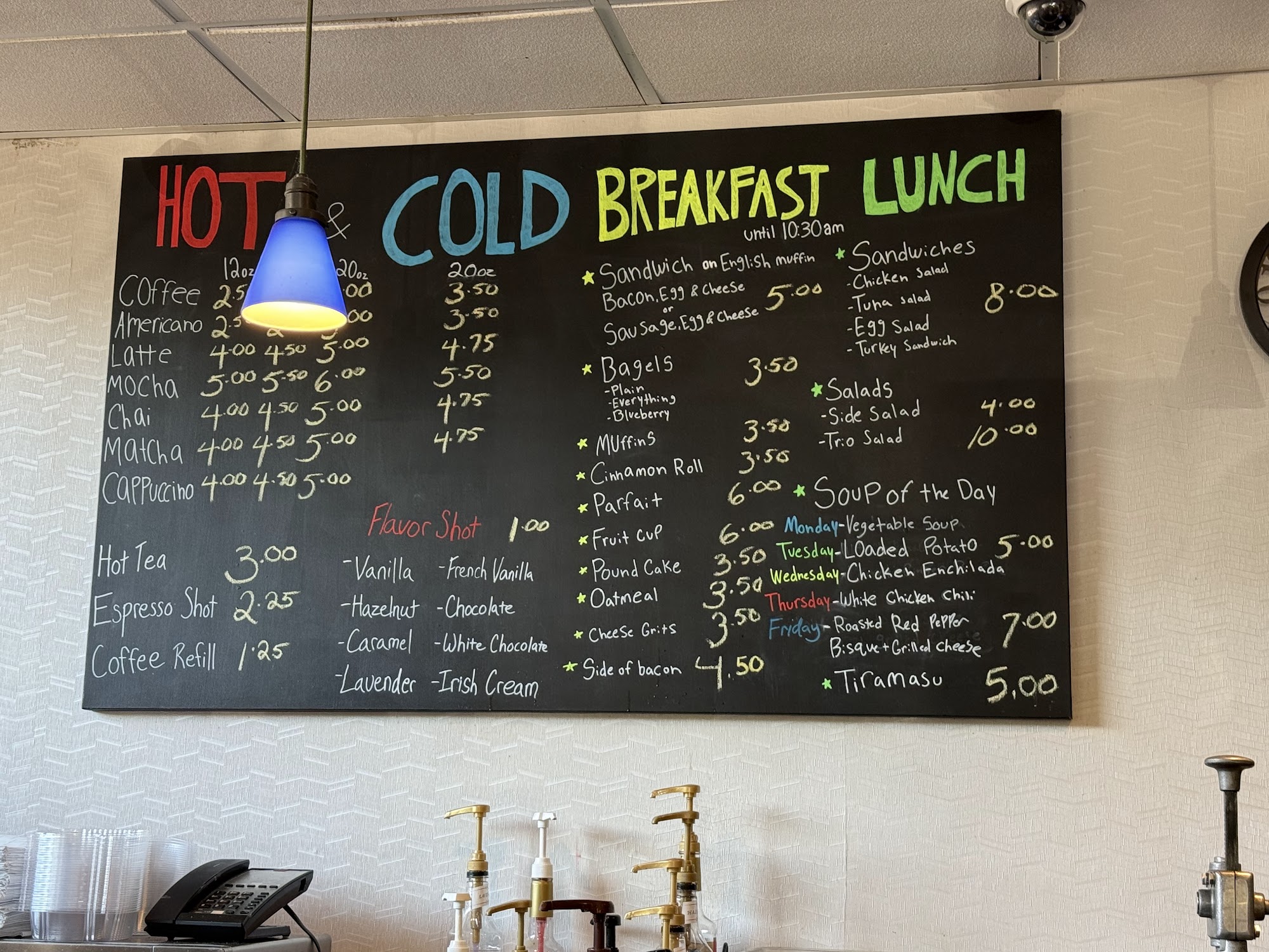 Joel's Java Menu
