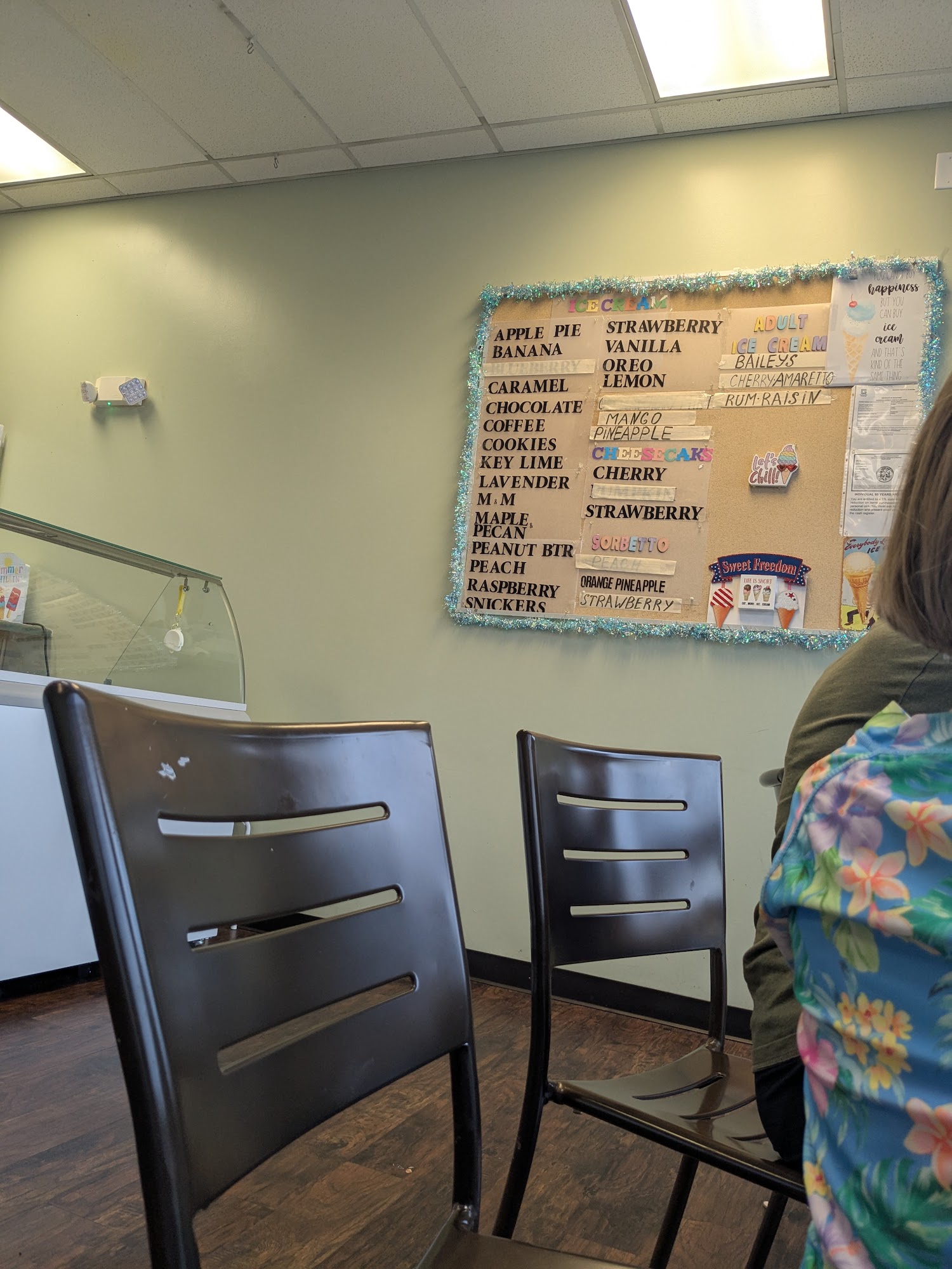 Lovey’s Ice Cream Menu