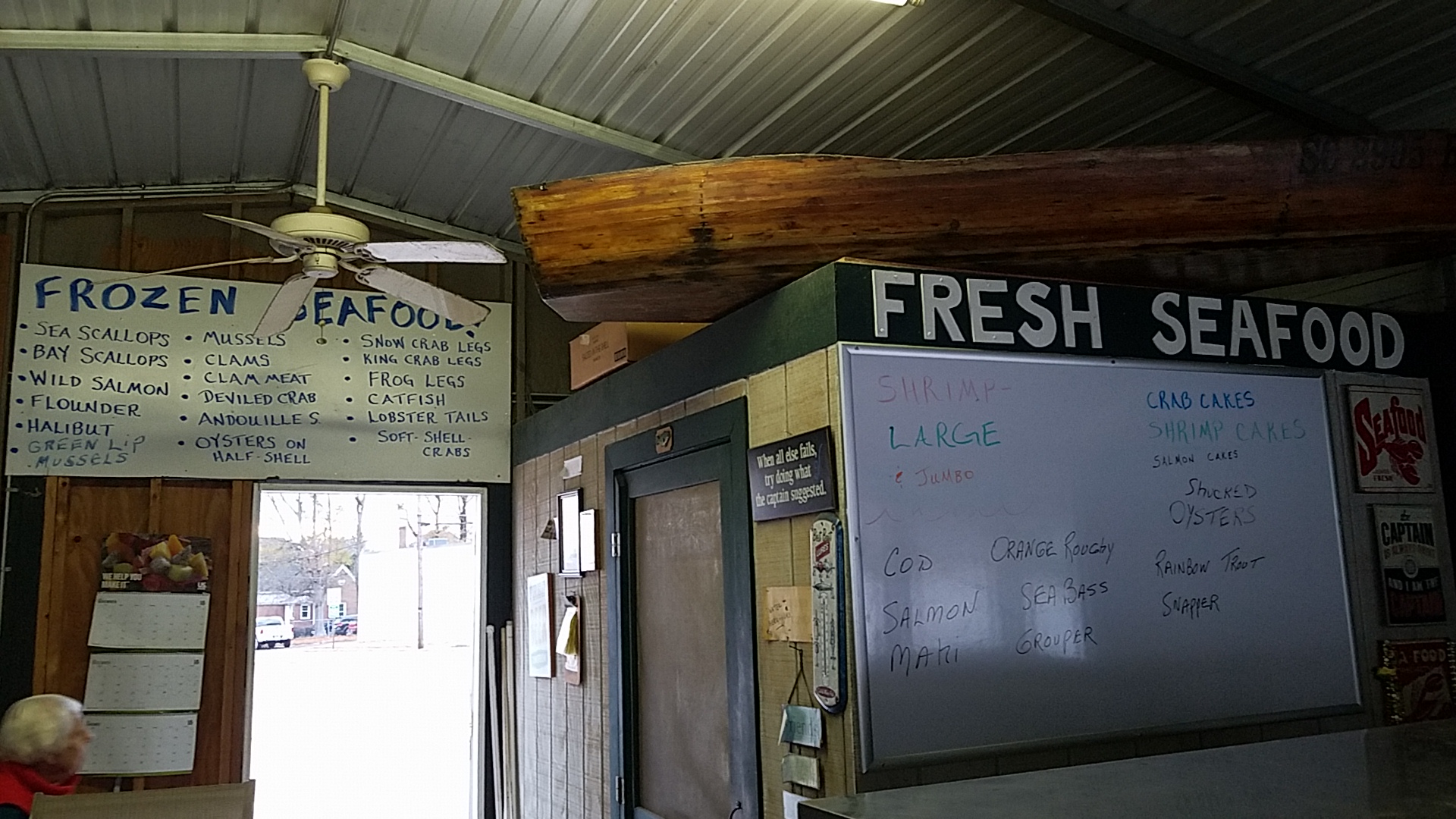 Cap't Crusty's Seafood & Fresh Menu
