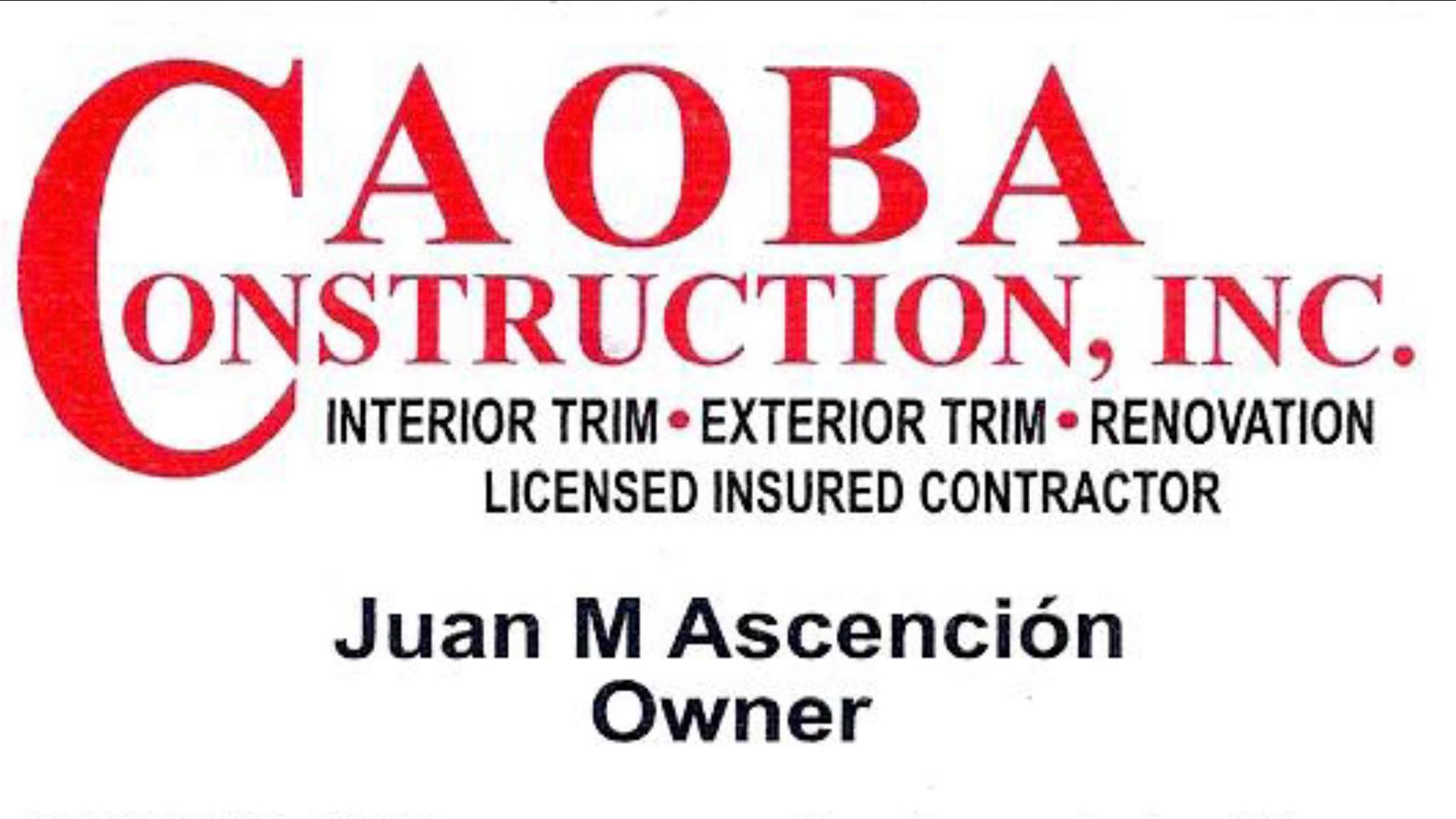 Caoba Construction Inc
