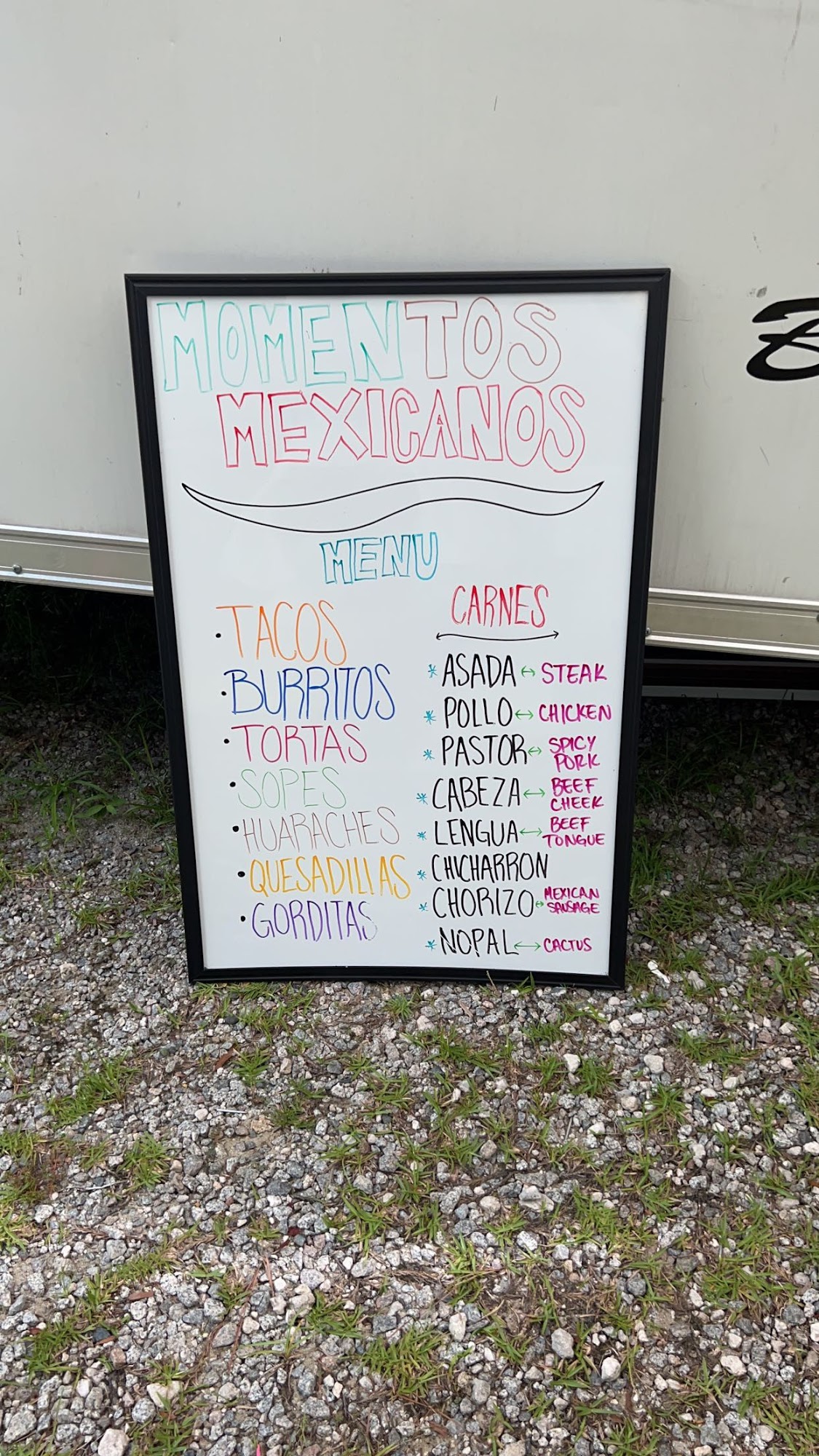 ÓRALE MEXICAN FOOD Menu