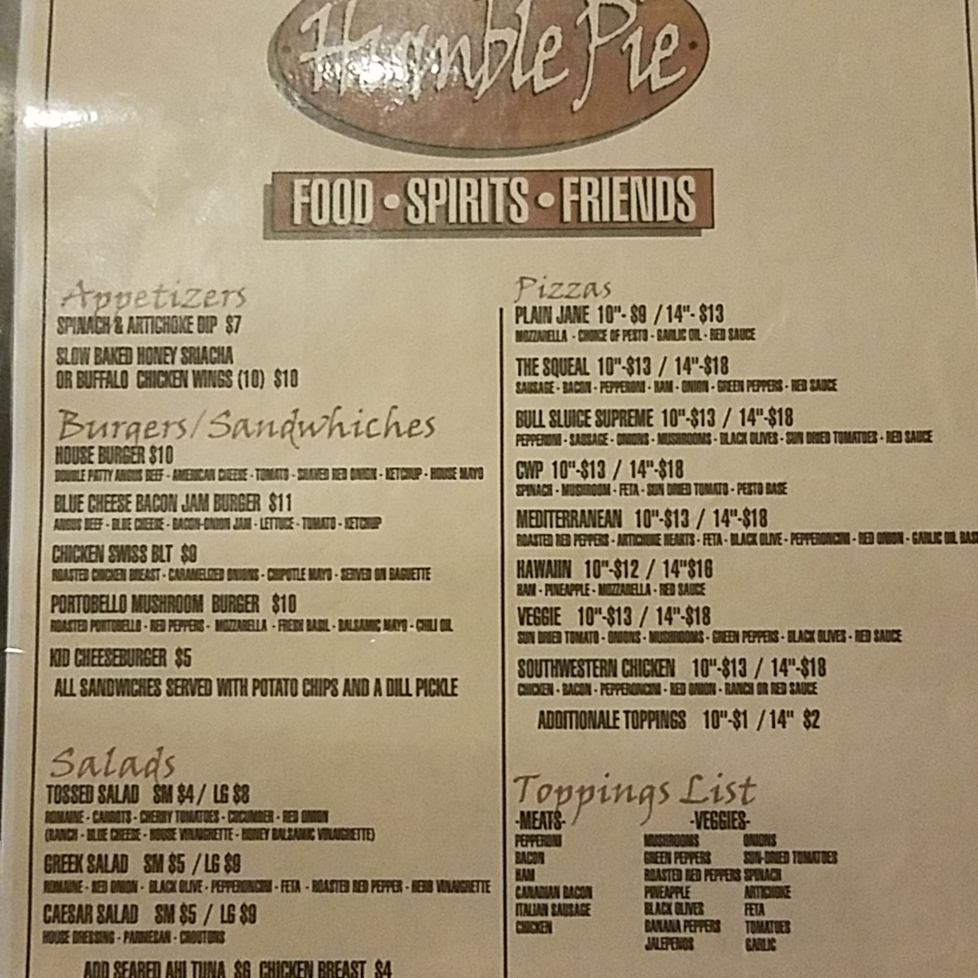 Humble Pie Long Creek