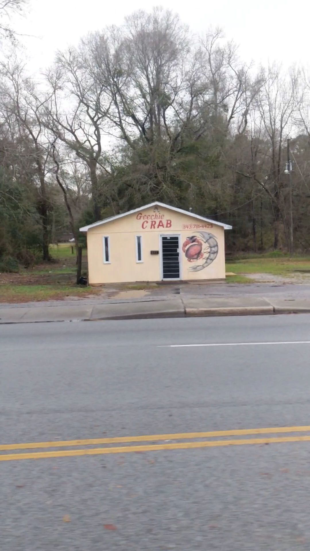 Geechie Crab Menu