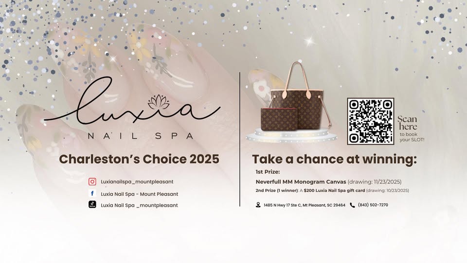 Luxia Nail Spa - Mount Pleasant 1485 N Hwy 17 Ste C, Mt Pleasant South Carolina 29464