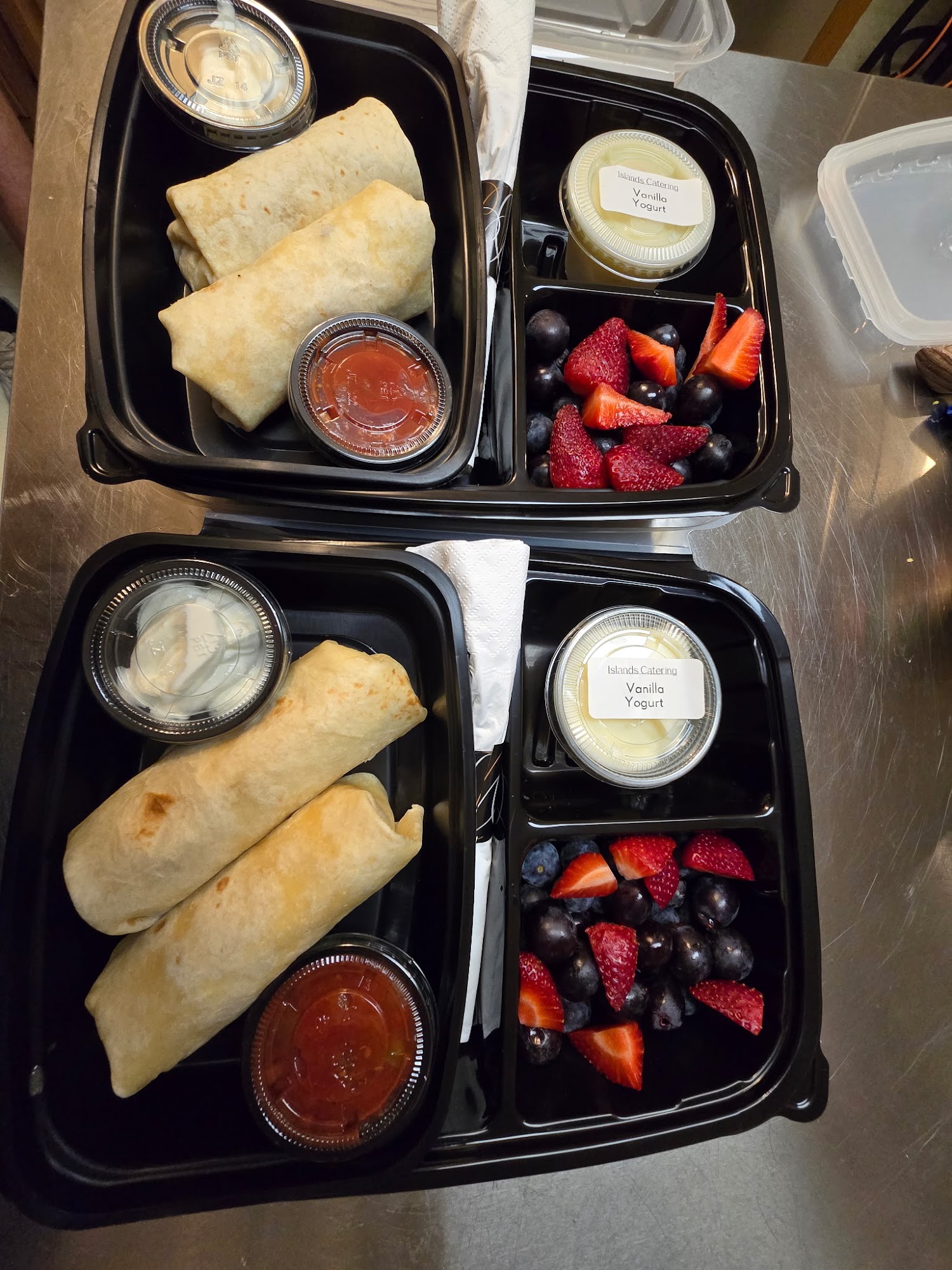 Islands Catering Menu