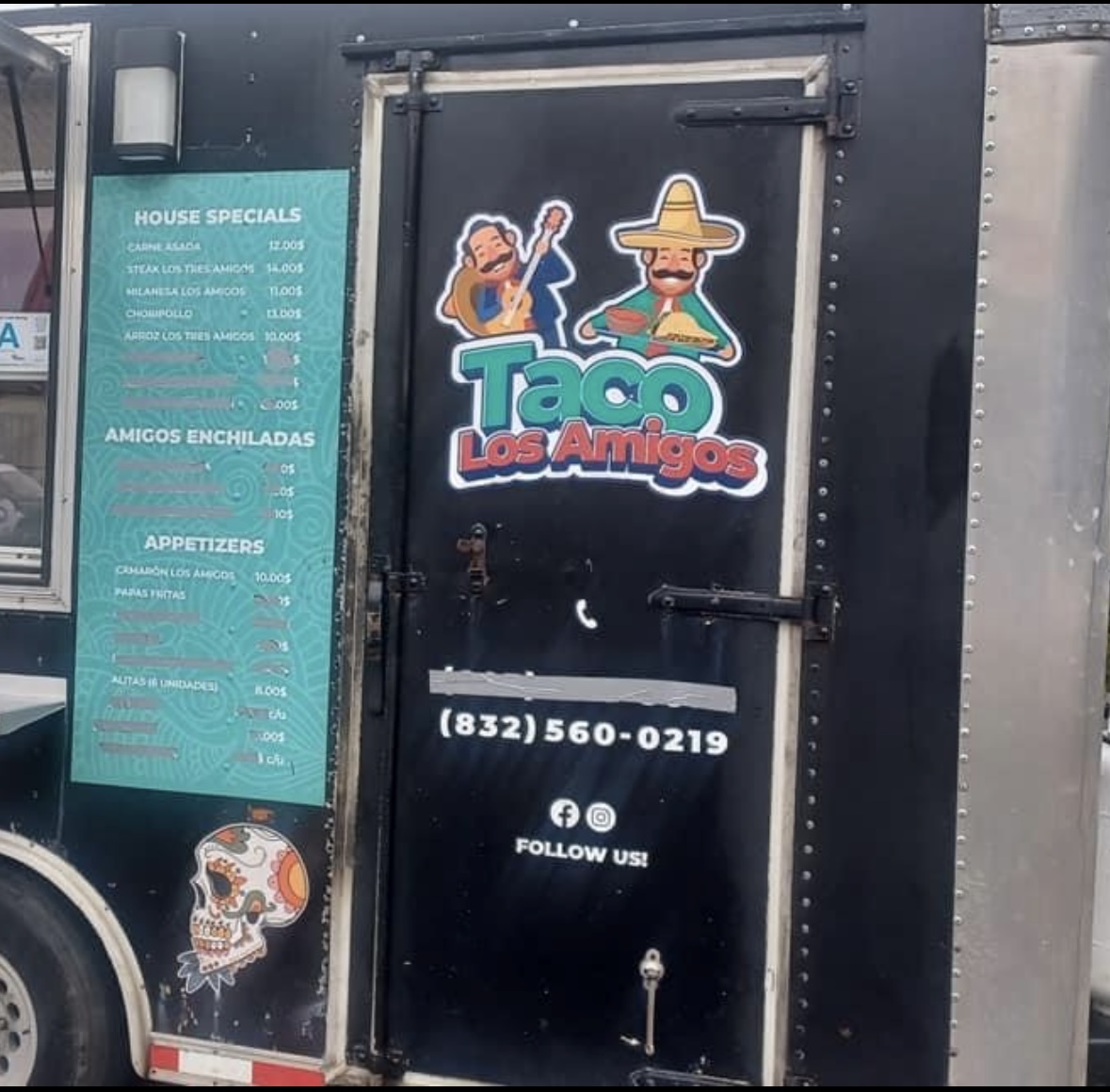Taco Los Amigos Menu