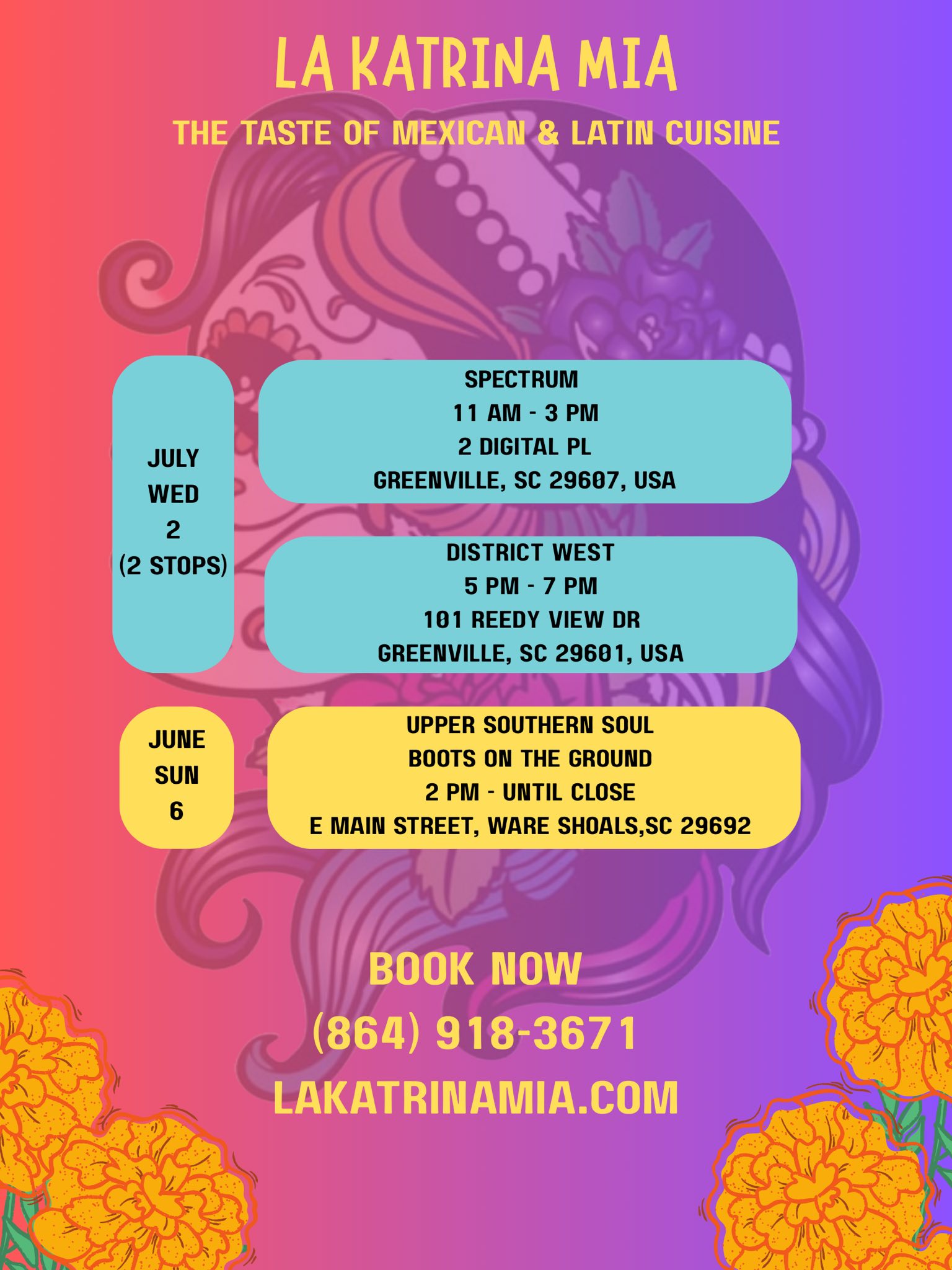 La Katrina Mia 8024 Augusta Rd, Piedmont