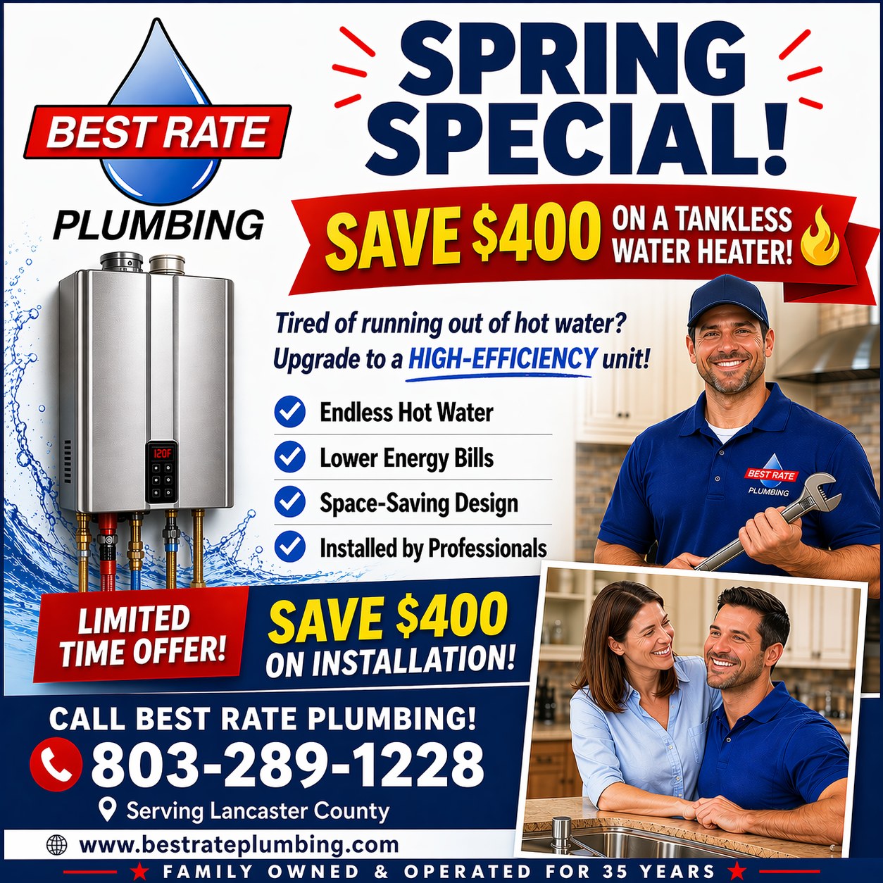 Best Rate Plumbing, Inc