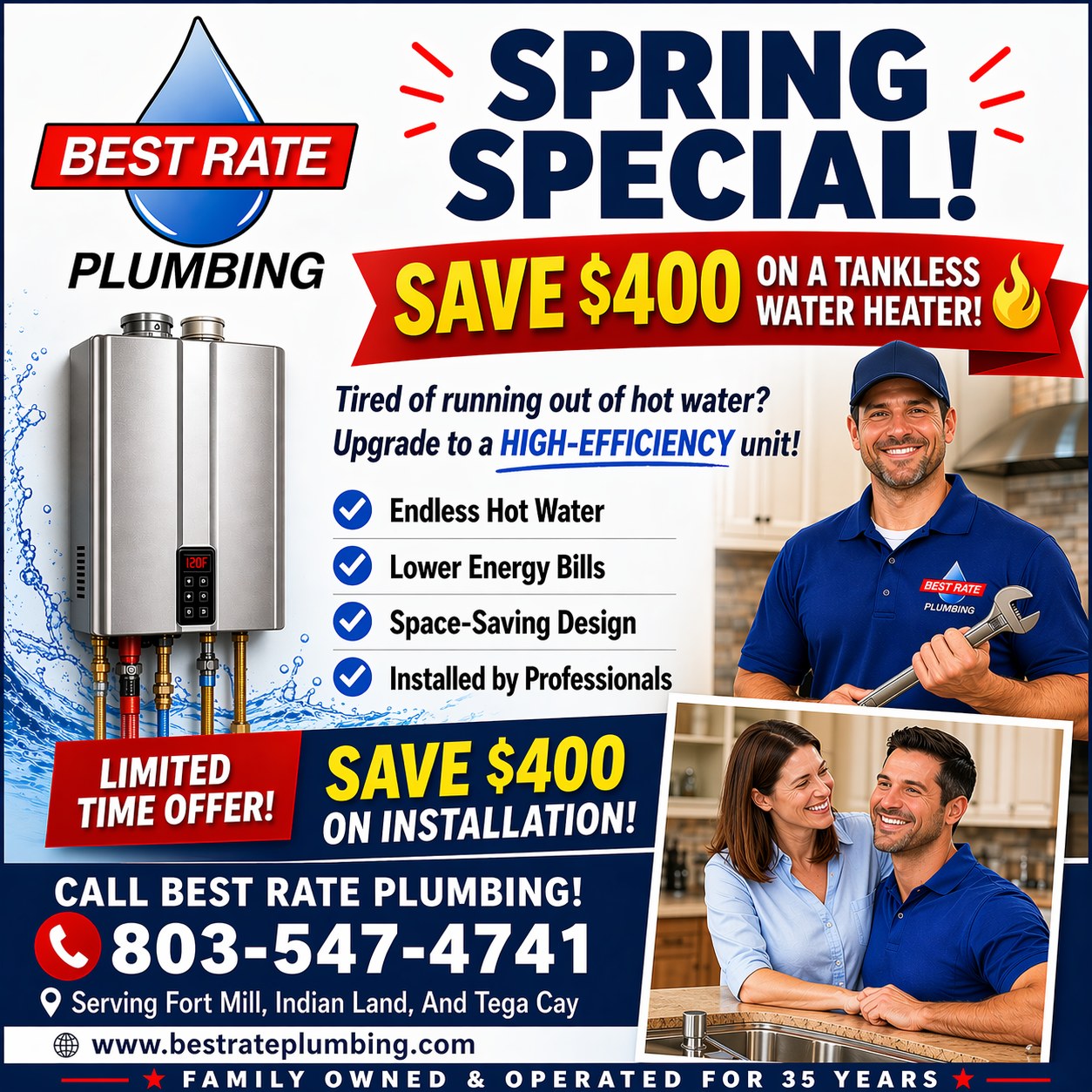 Best Rate Plumbing, Inc