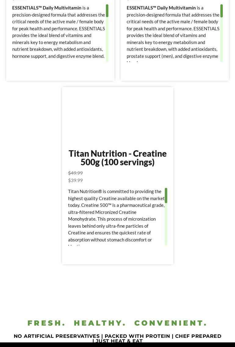 Lean Kitchen Co - Five Forks Menu