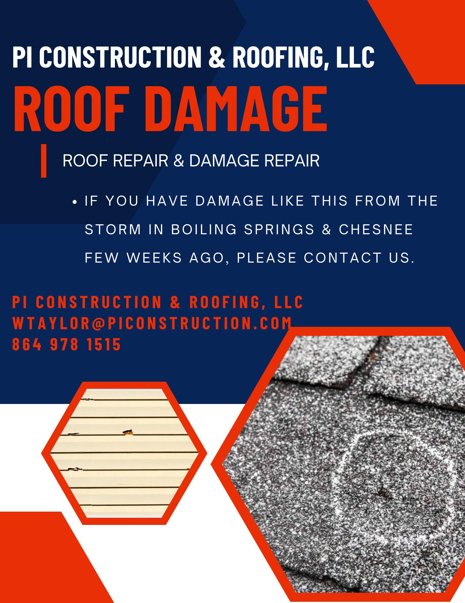 P I Construction & Roofing, LLC