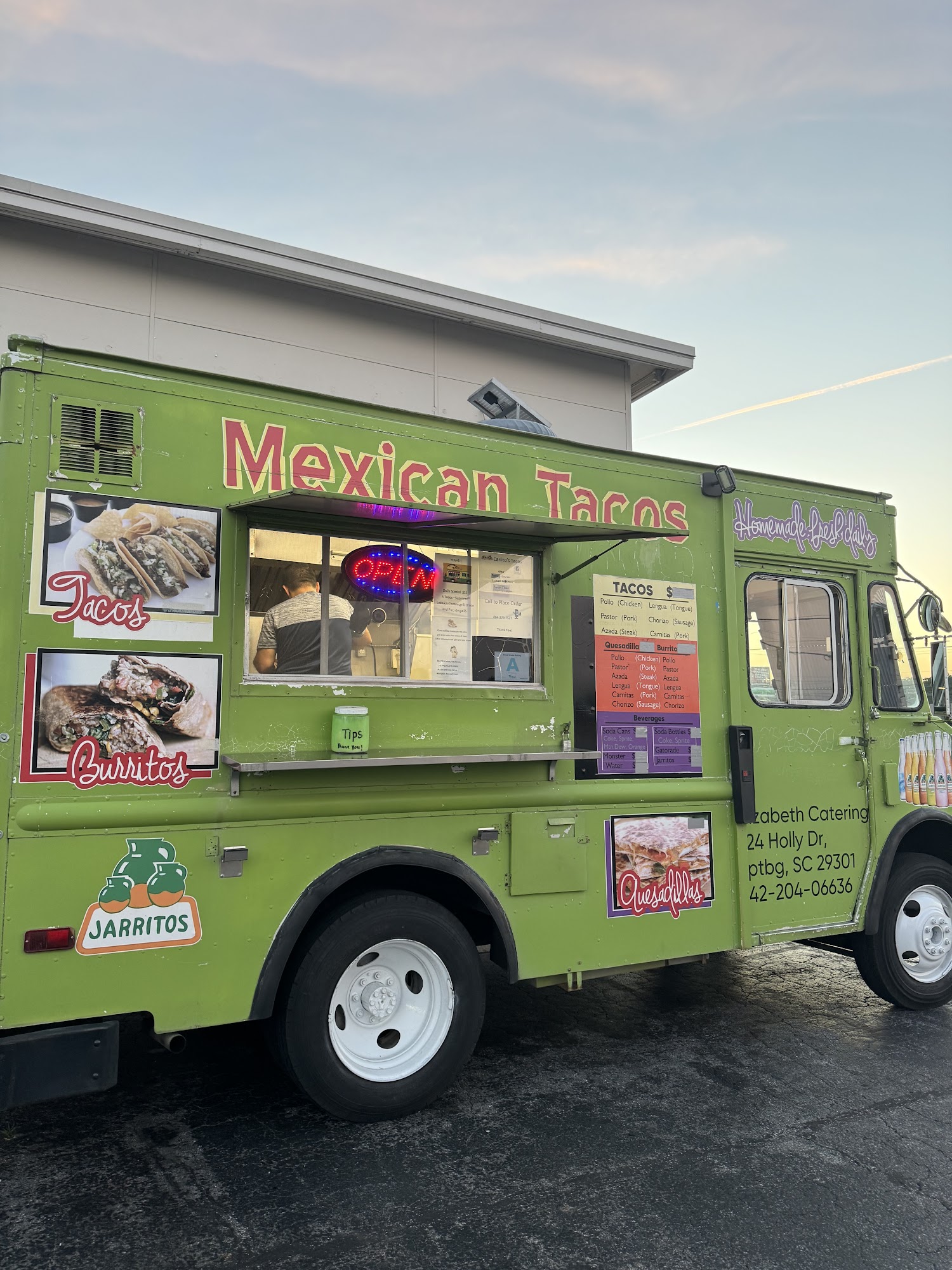 Carlitos Mexican Tacos Menu