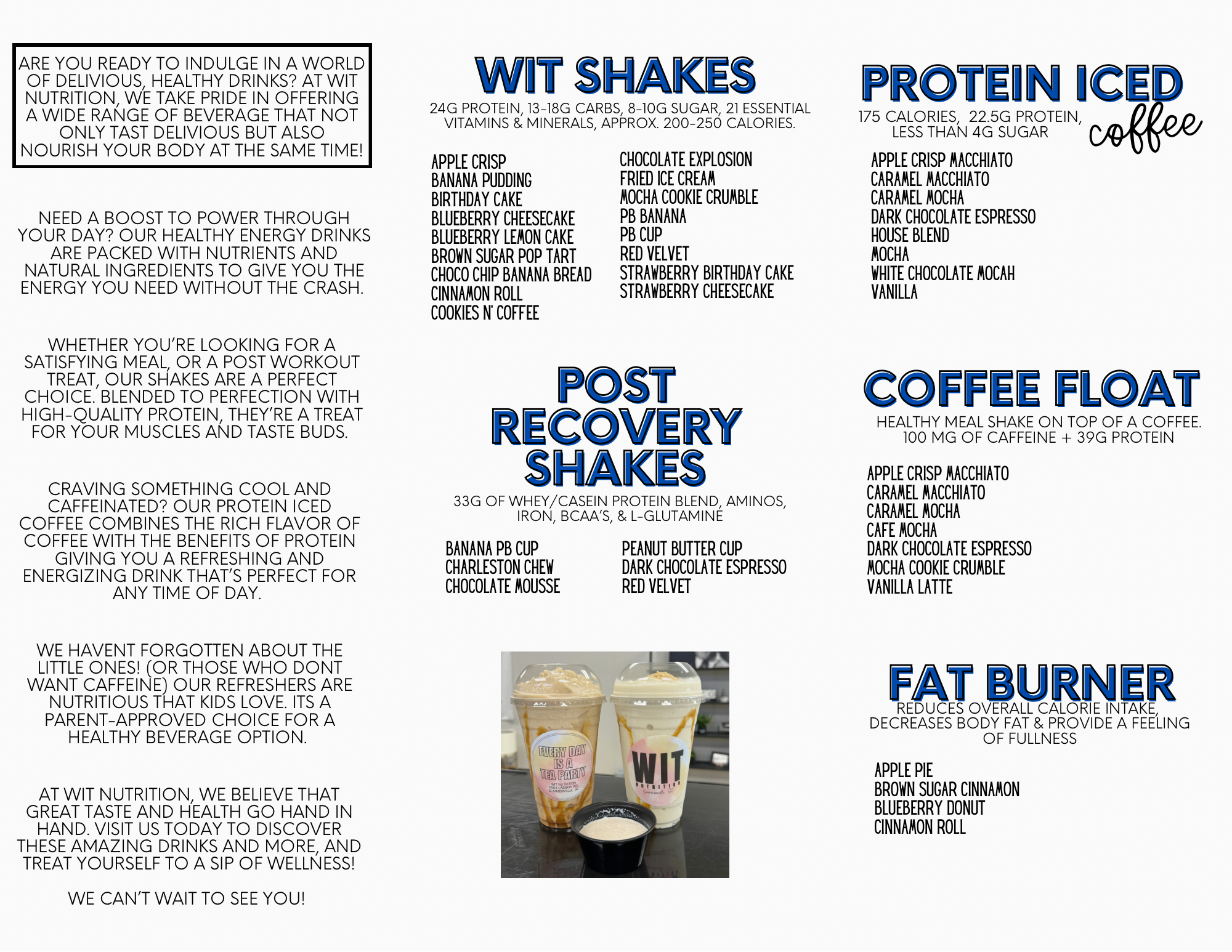 Herbalife WIT Nutrition Menu
