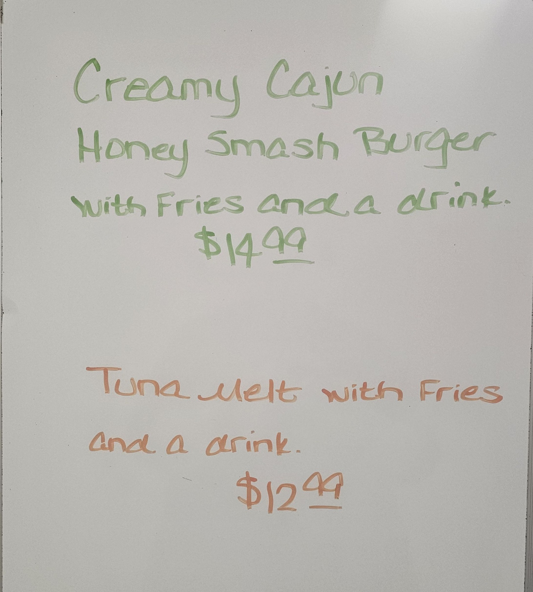 Dupre @ The Market Menu