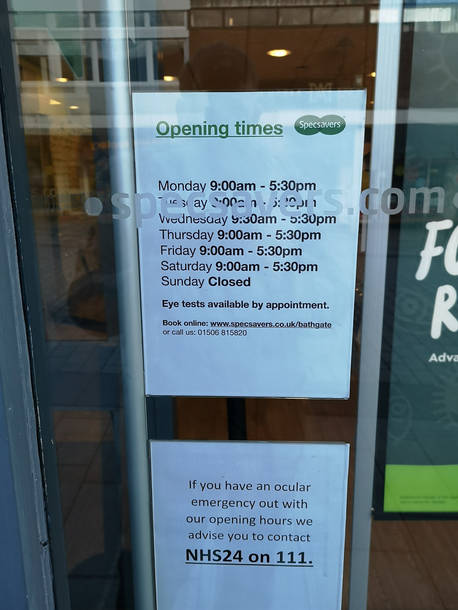 Specsavers Opticians and Audiologists - Bathgate