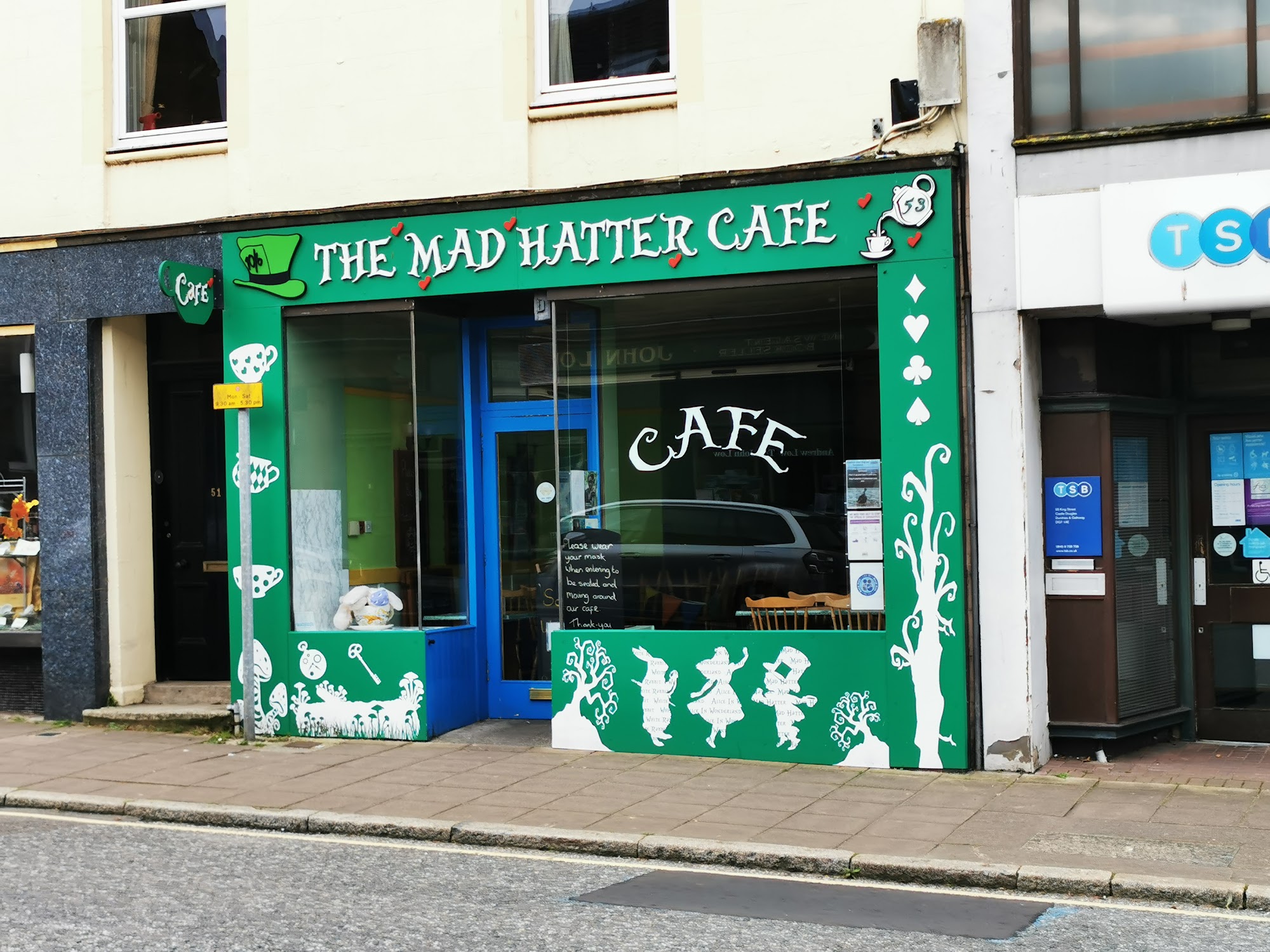 Mad Hatter 53 King St, Castle Douglas