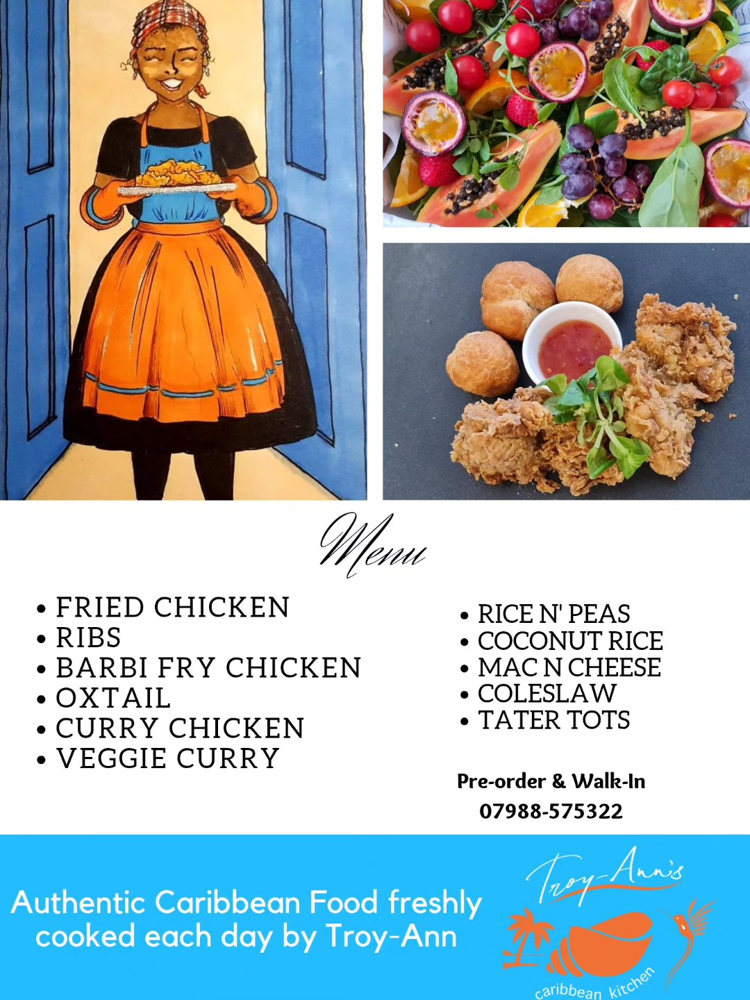 Troy - Ann's Caribbean Kitchen Menu