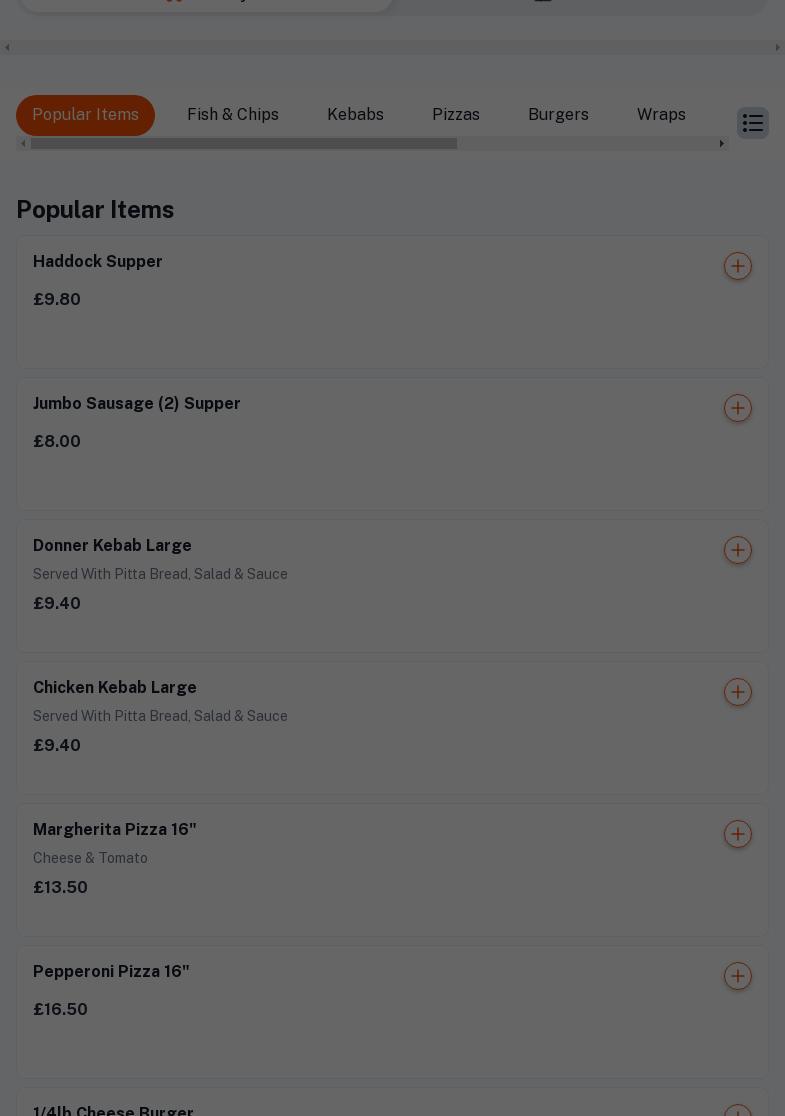 Golden Fish Takeaway Menu