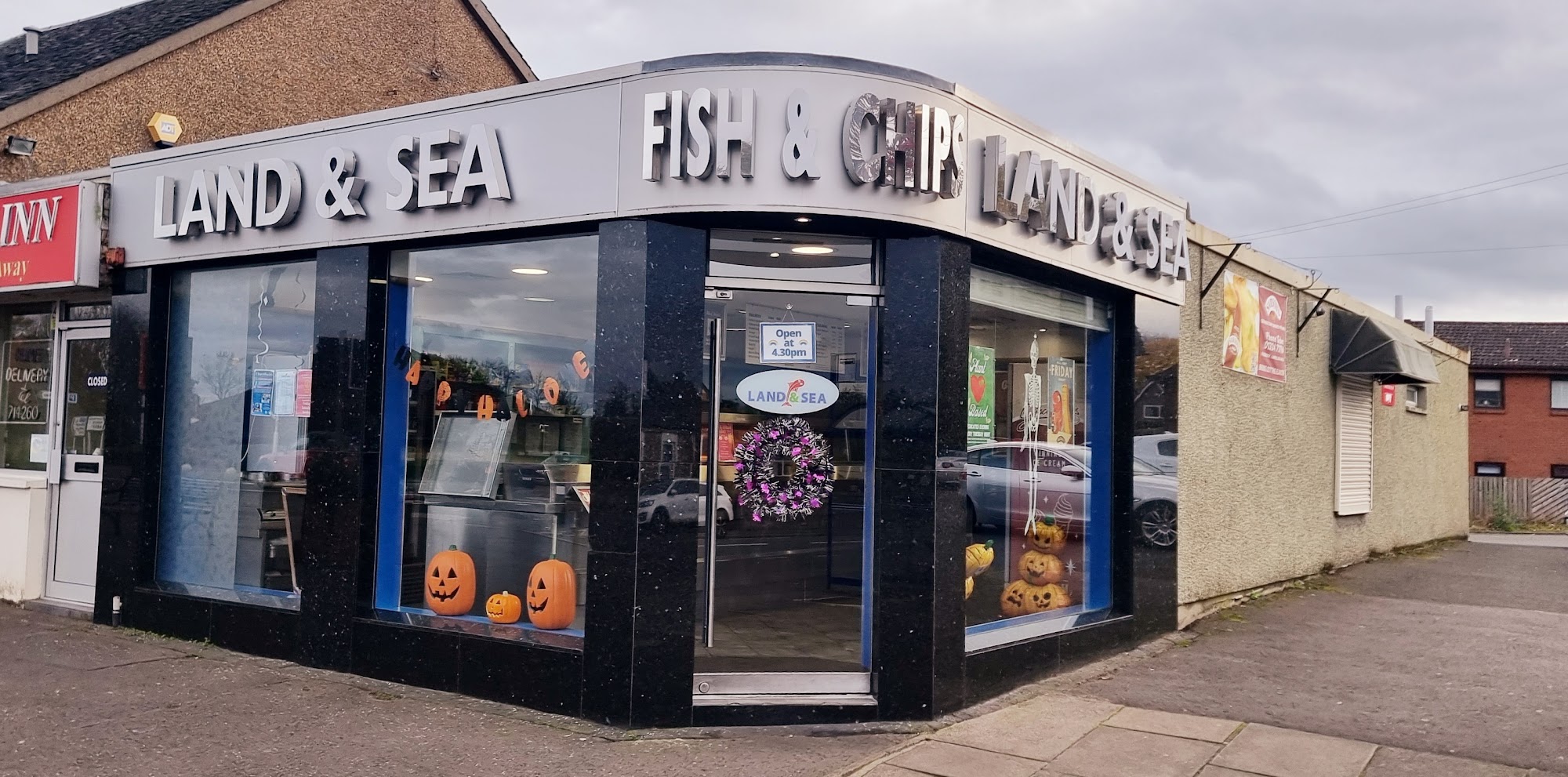 Land & Sea Fish & Chip Shop Main Street, Falkirk