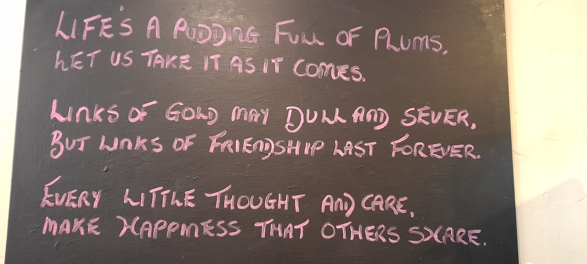 Nooks & Crannies Menu