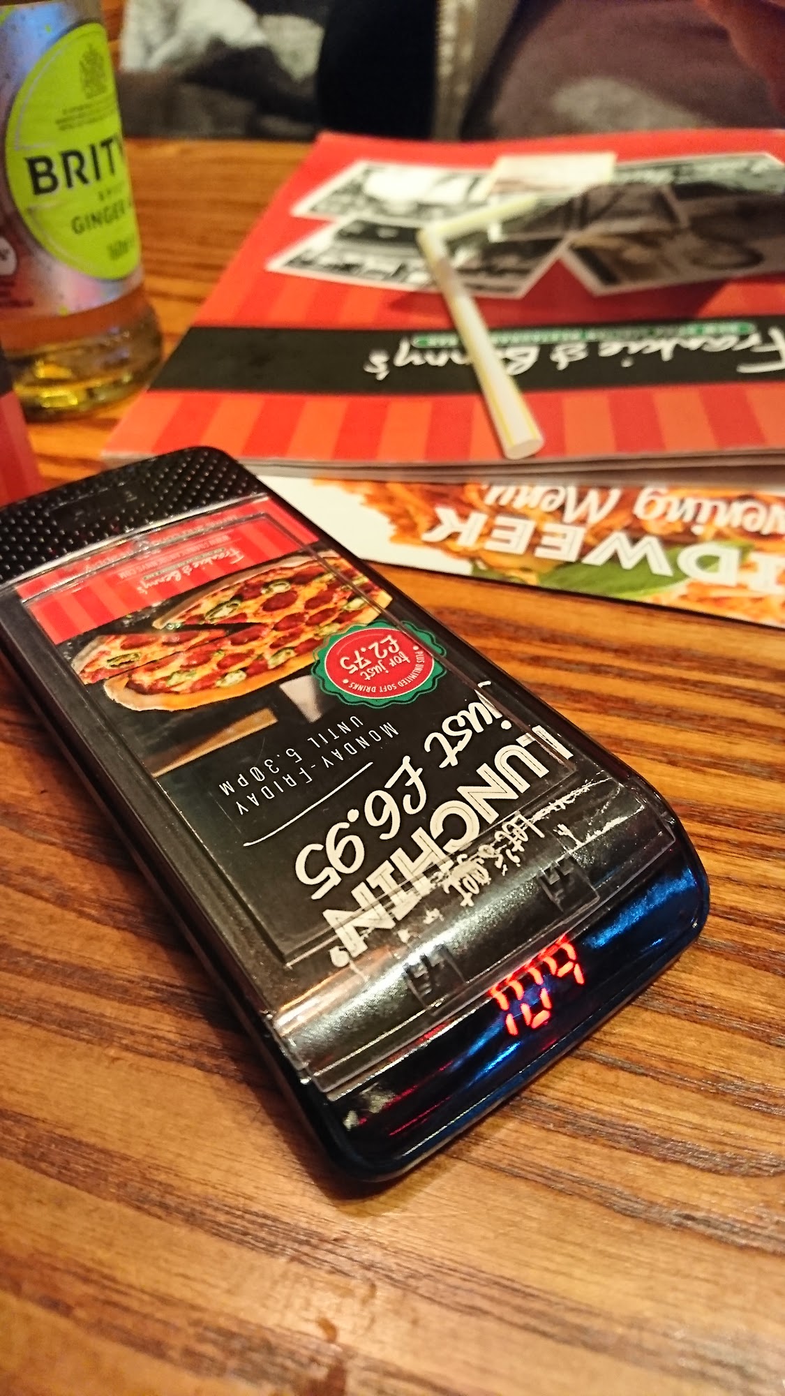 Frankie & Benny's Menu
