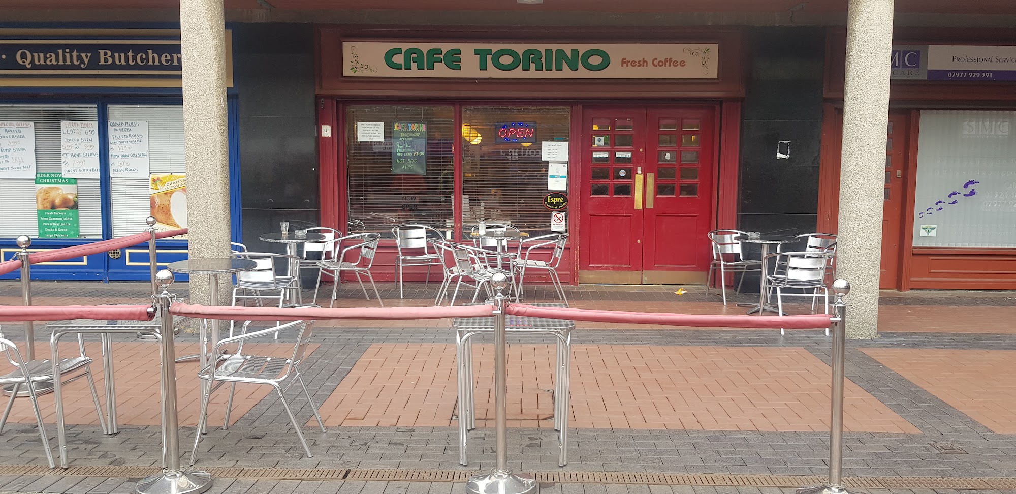 Cafe Torino 8 York Arcade, Grangemouth