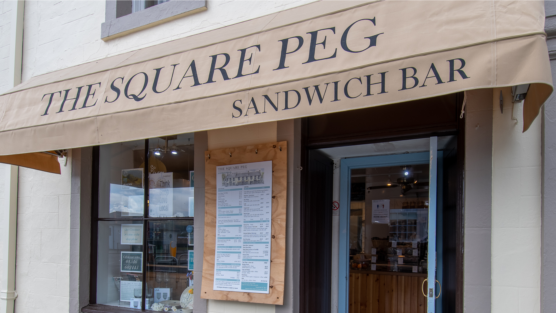 The Square Peg Sandwich Bar Colchester Square, Lochgilphead