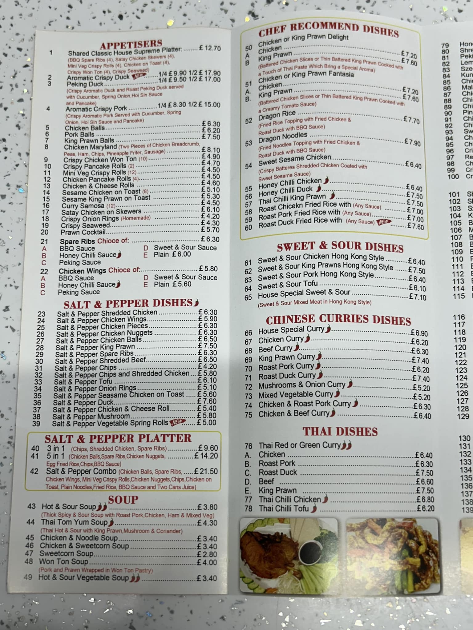 Happy Wok Chinese Takeaway Menu