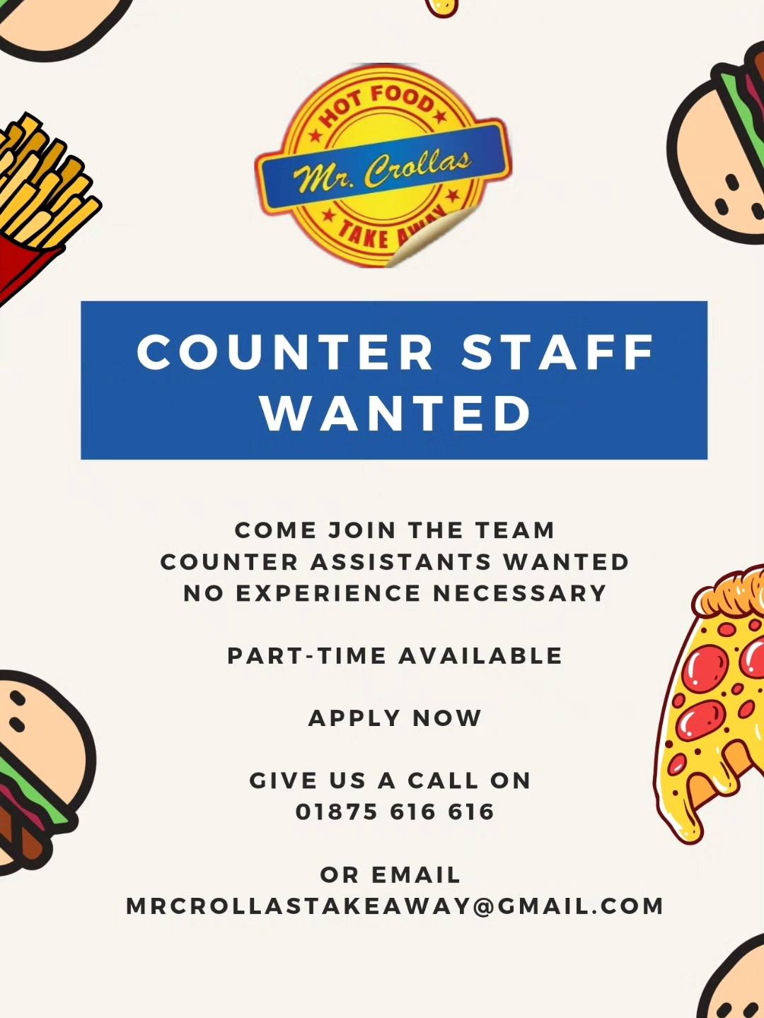 Mr Crollas Takeaway 97 High St, Tranent