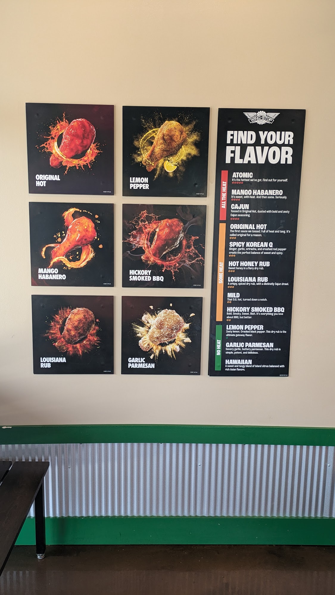 Wingstop Menu