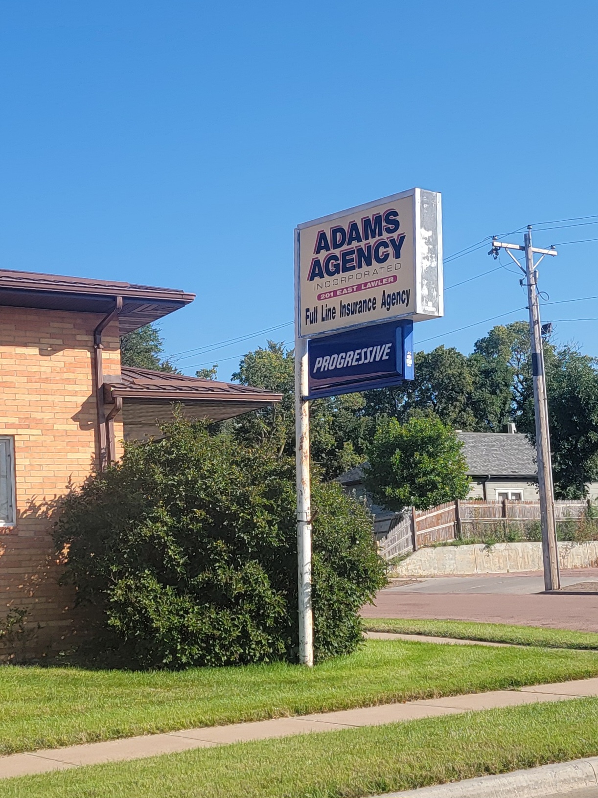 Adams Agency Inc 201 E Lawler Ave, Chamberlain South Dakota 57325