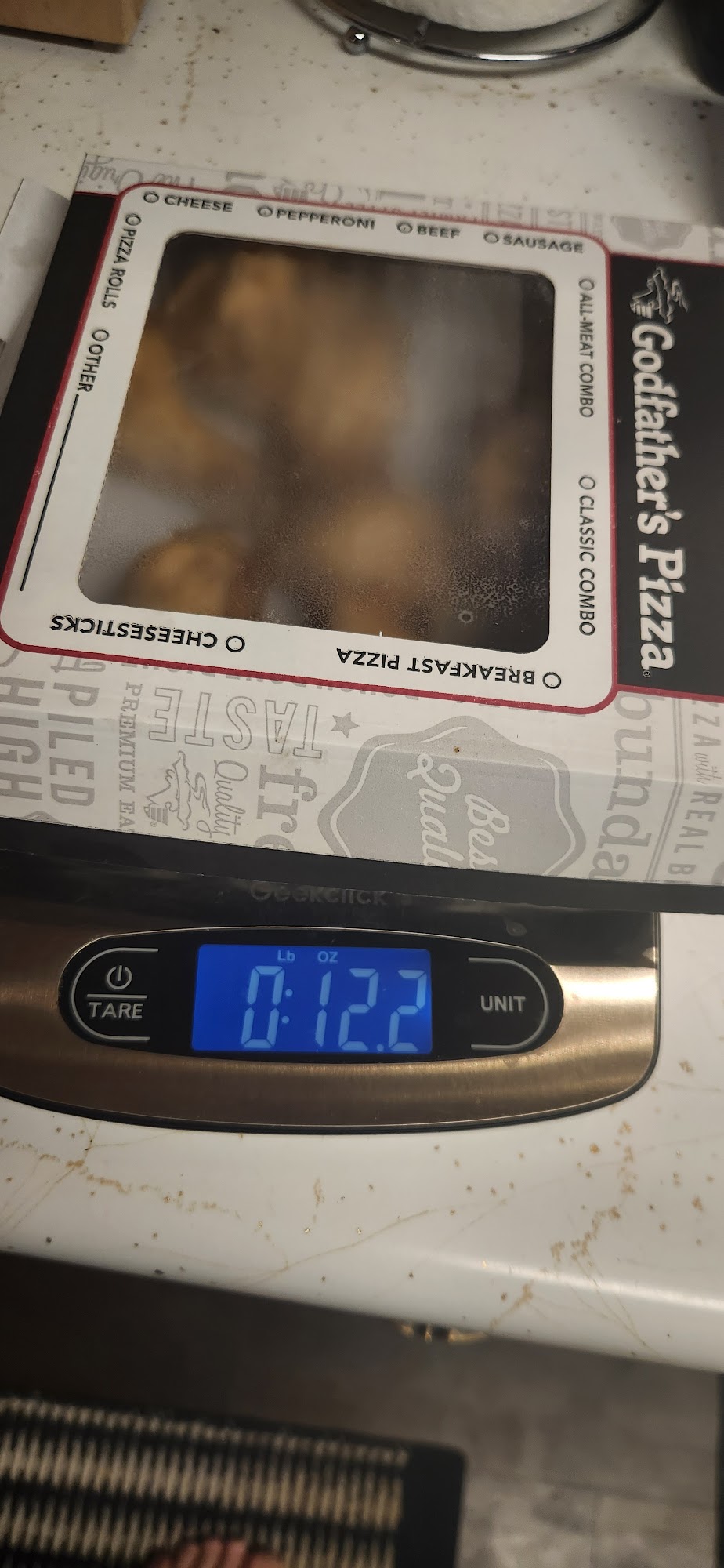 Godfather's Pizza Express Menu