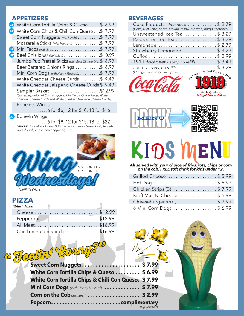 Bradley’s Pub & Grille Menu