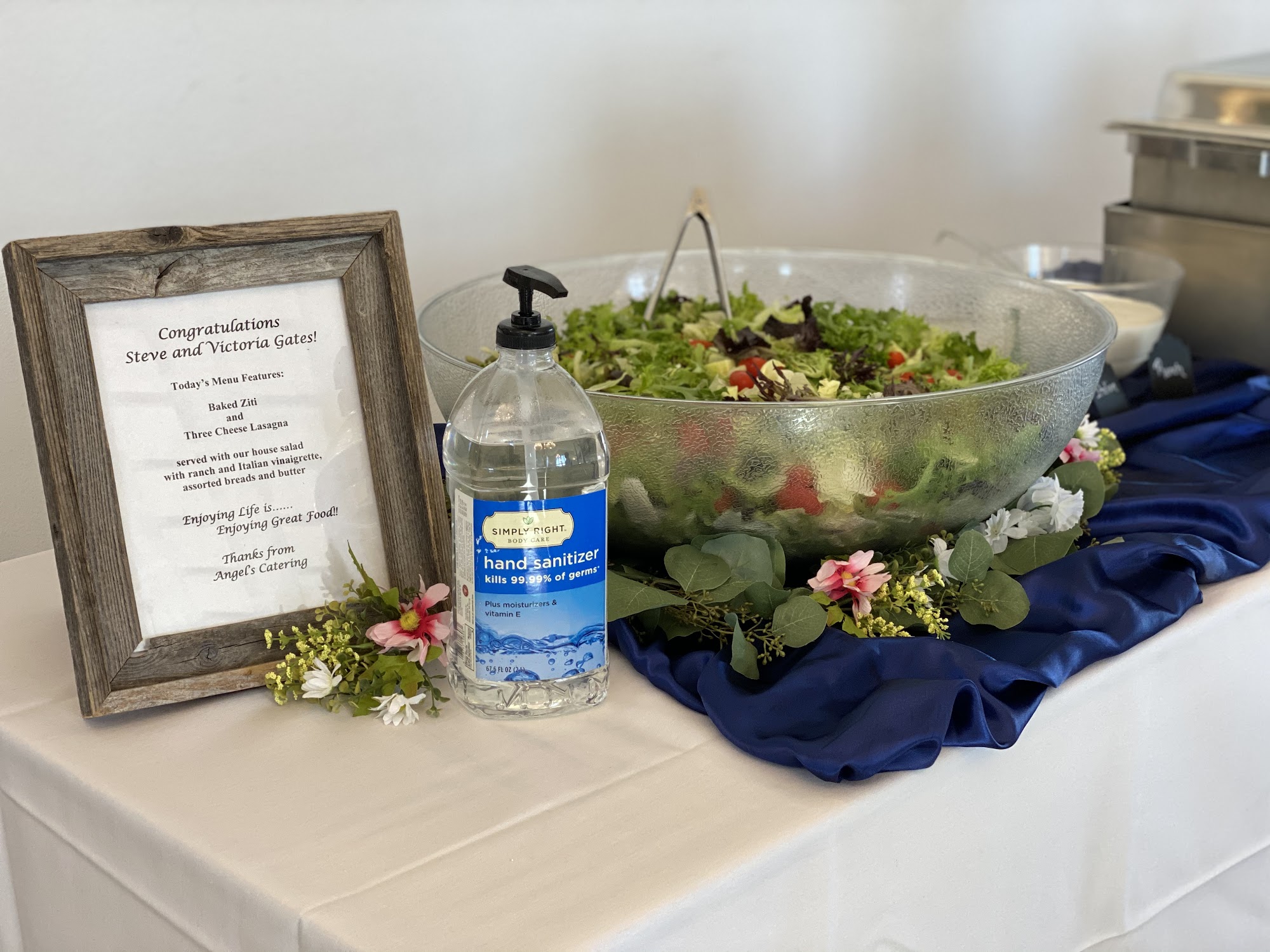 Angel’s Catering and Receptions Menu