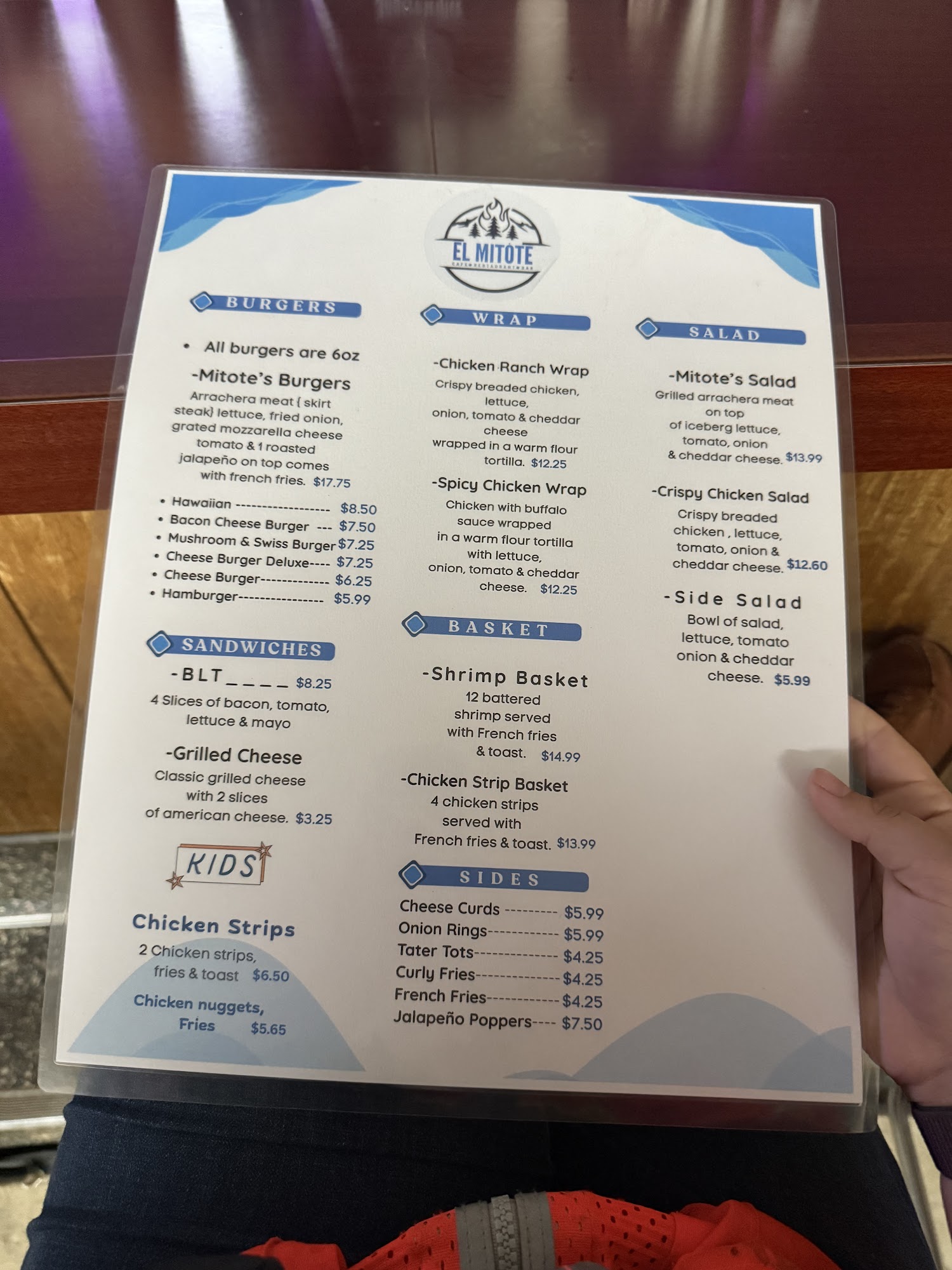 El Mitote Menu
